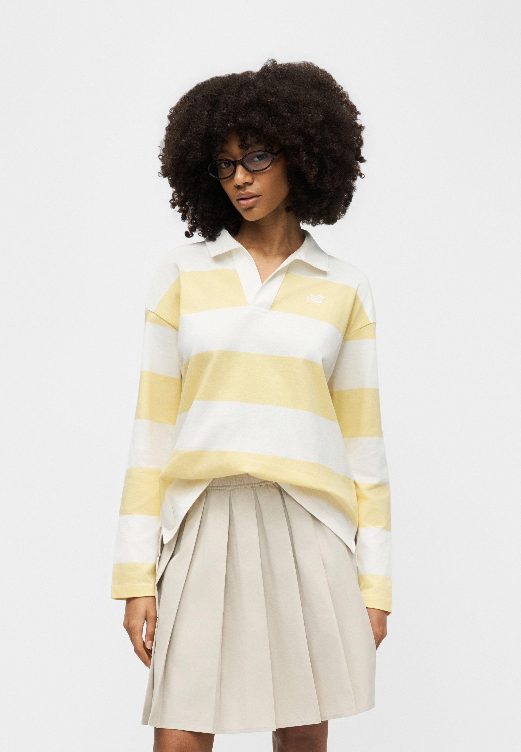RUGBY LONG SLEEVE - Polo shirt - yellow