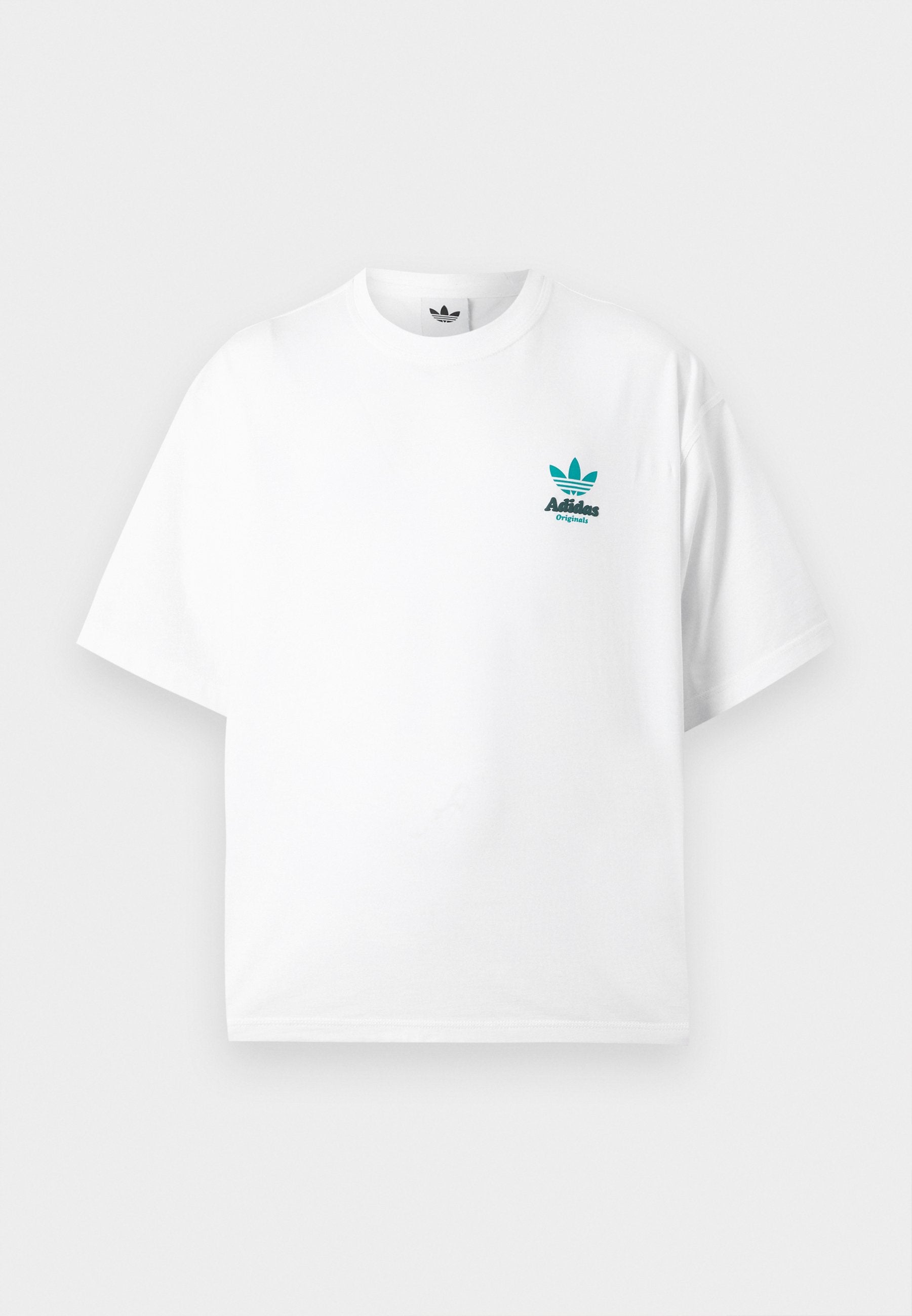 VEGGIE CHARACTERS GRAPHIC OVERSIZED TEE UNISEX - Print T-shirt - white