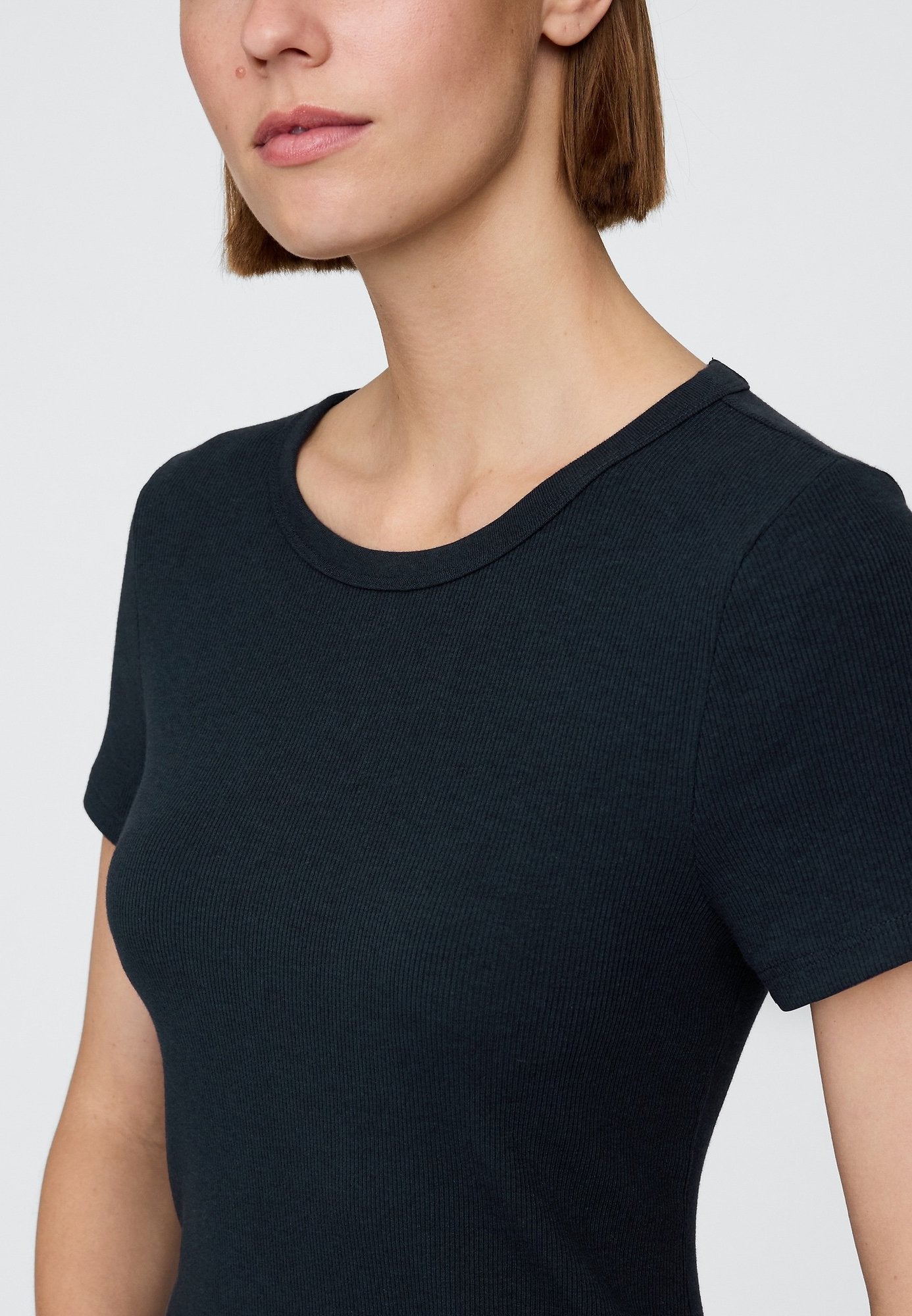 MODERN RIBBED MAXI - Jersey dress - new classic navy