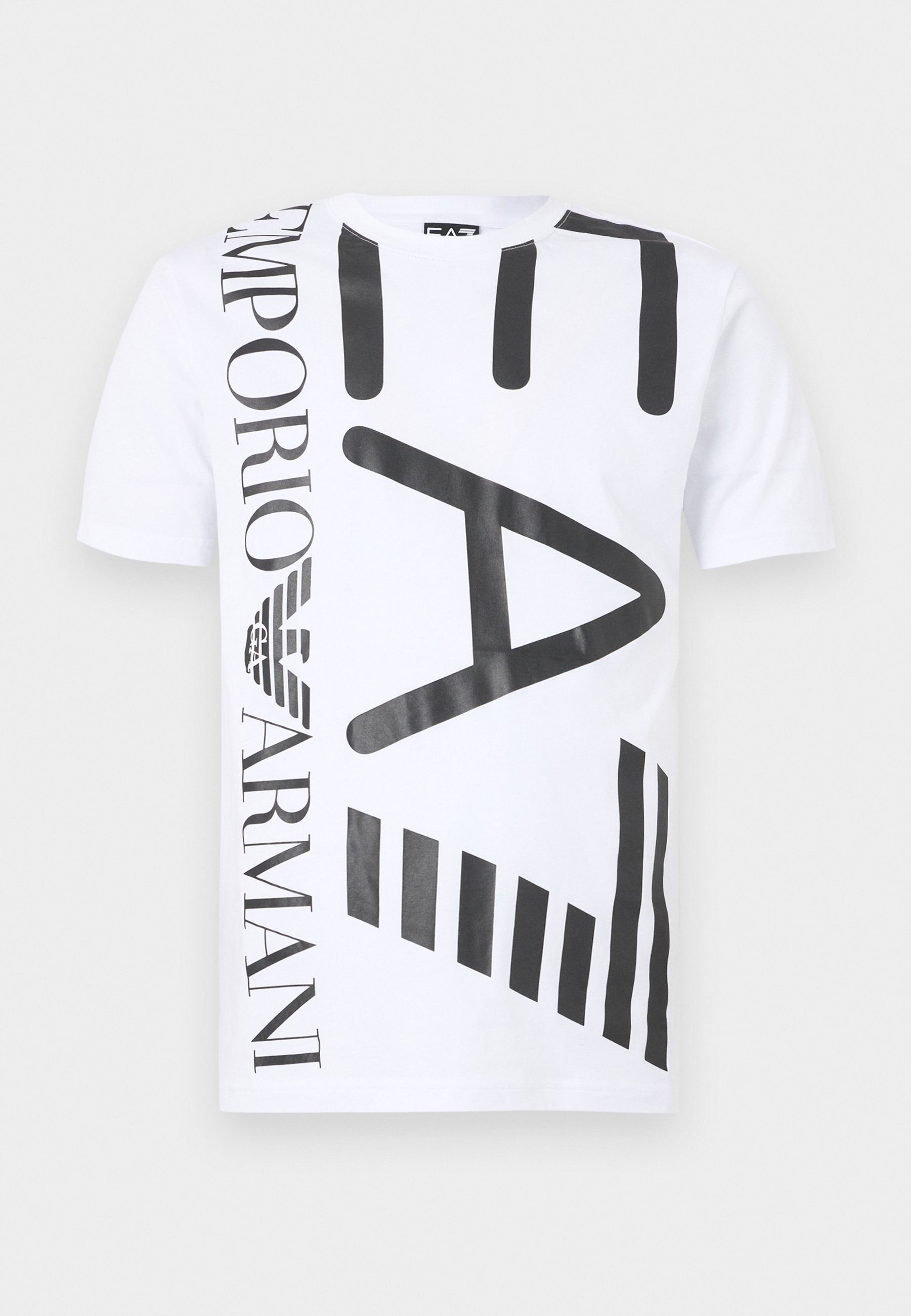 TRAIN LOGO SERIES TEE - Print T-shirt - white/black