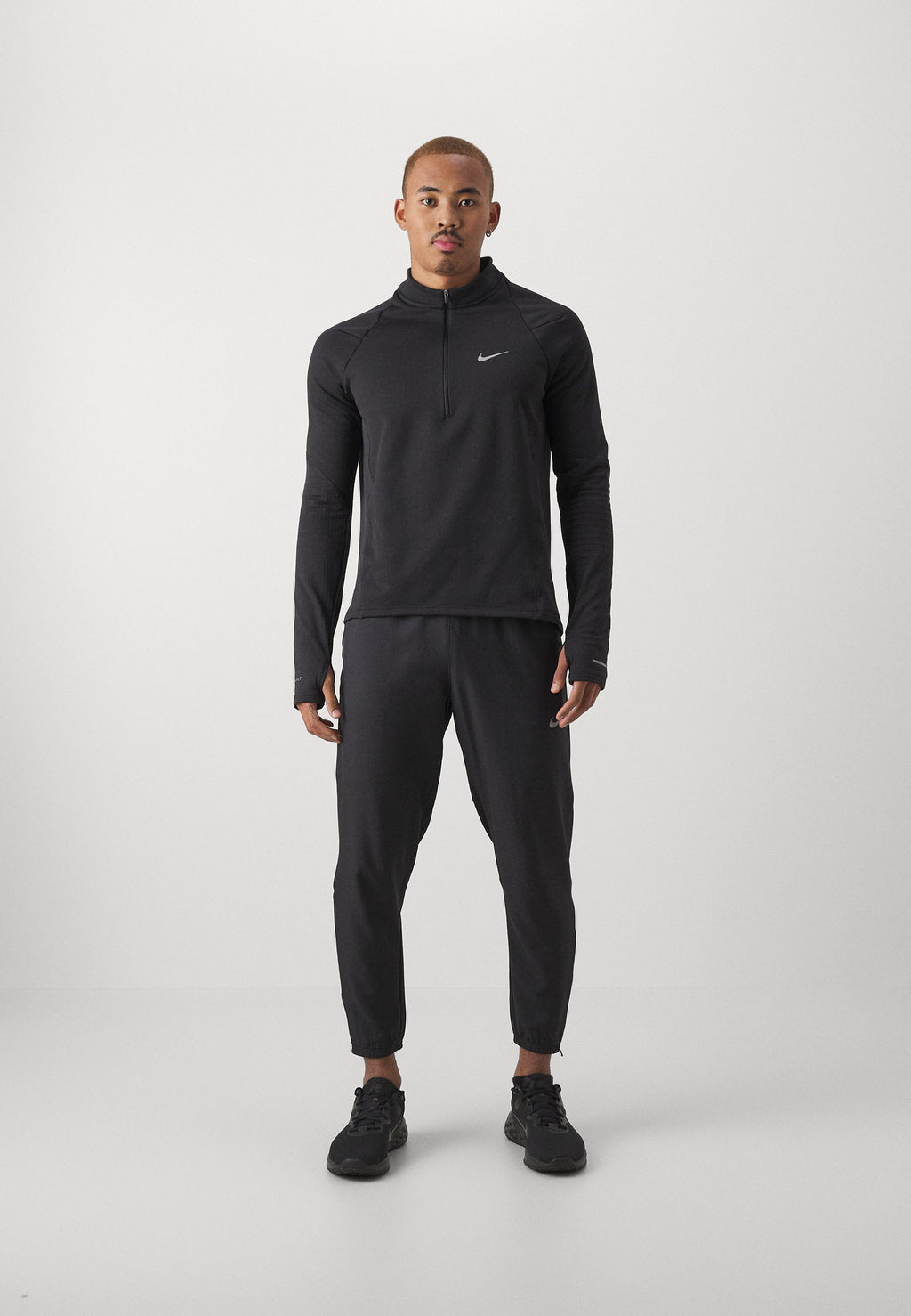 M NK DF CHALLENGR WVN PANT - Tracksuit bottoms - black/silver
