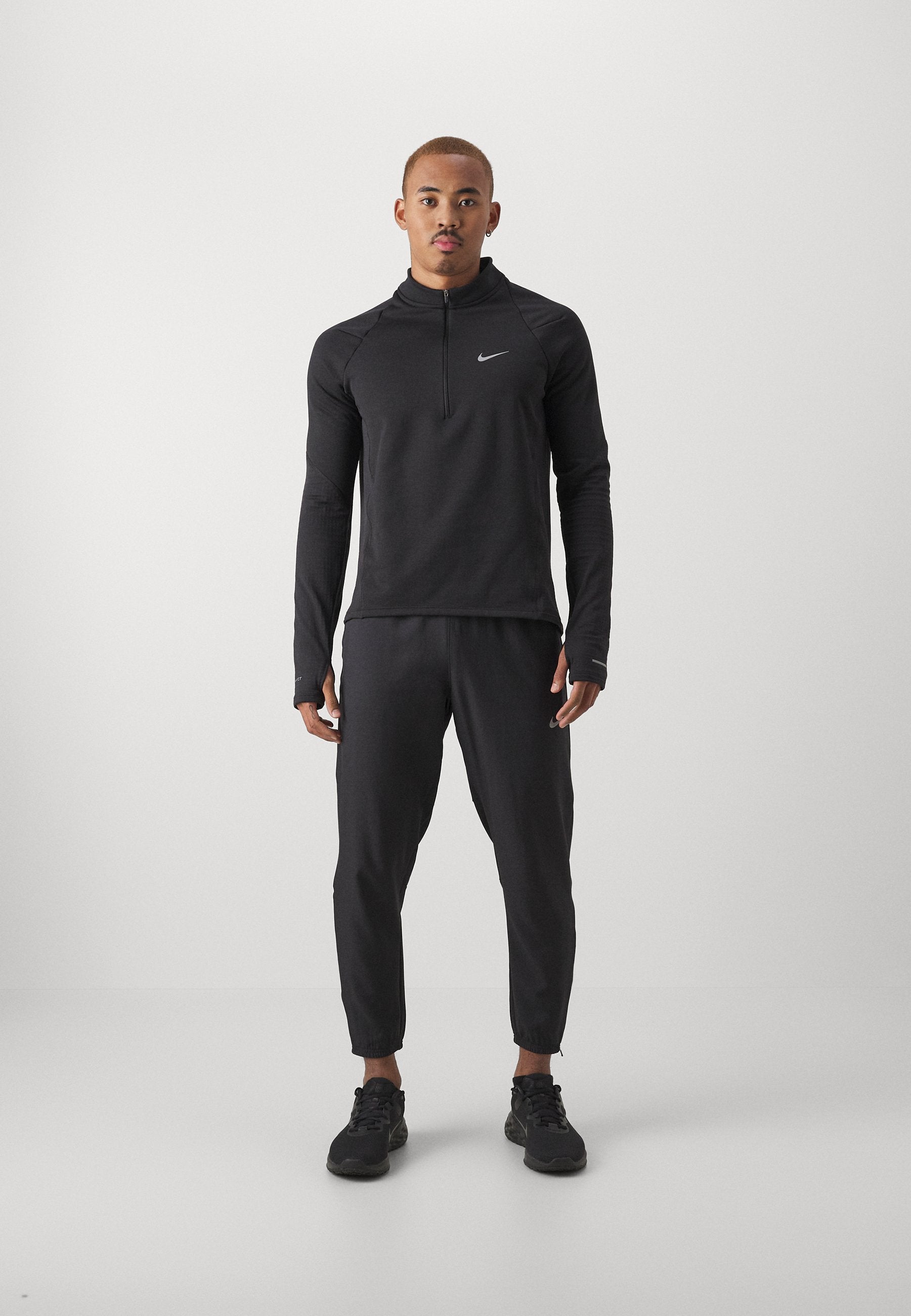 M NK DF CHALLENGR WVN PANT - Tracksuit bottoms - black/silver