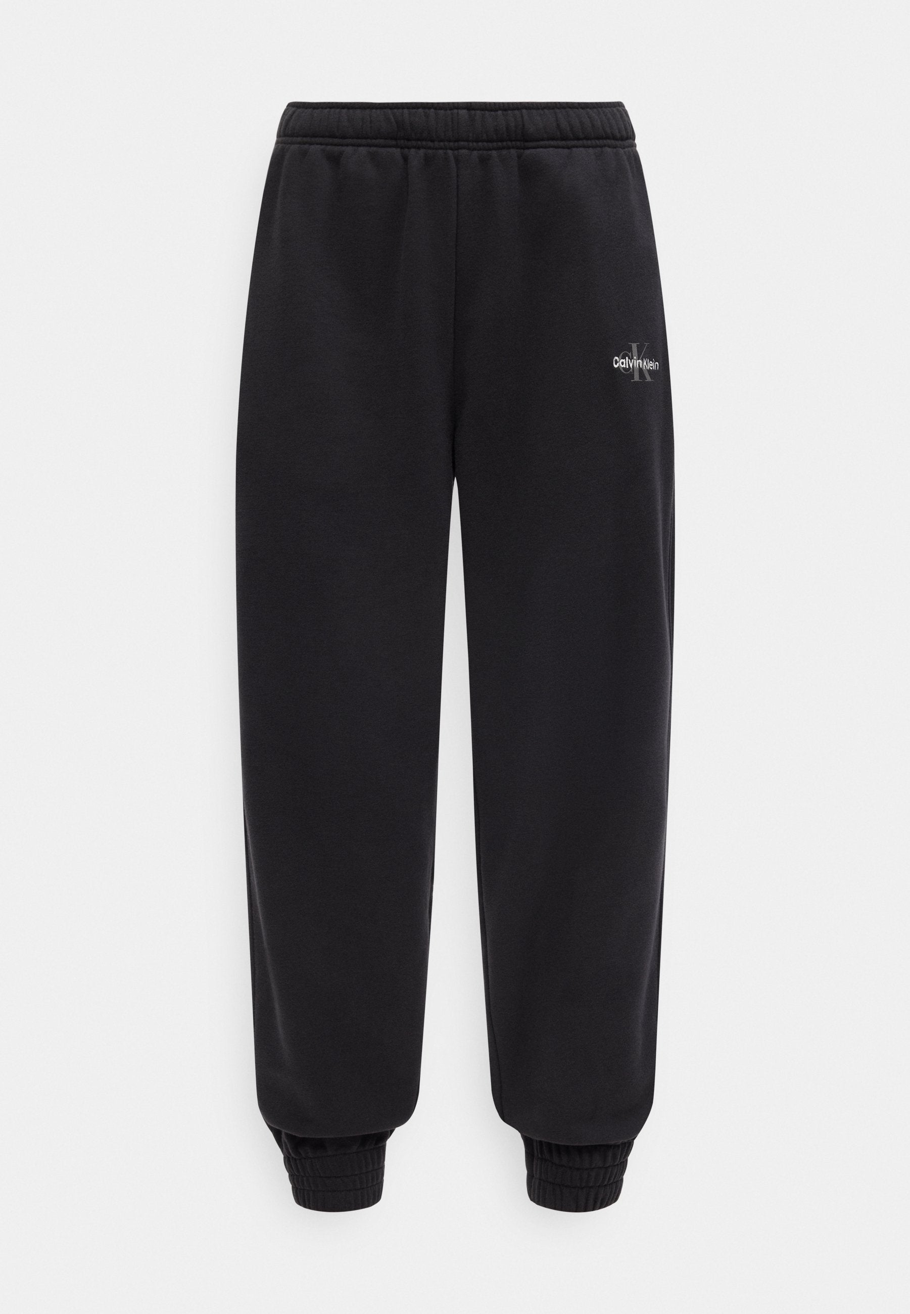 JOGGER COTTON BLEND TERRY - Pyjama bottoms - black