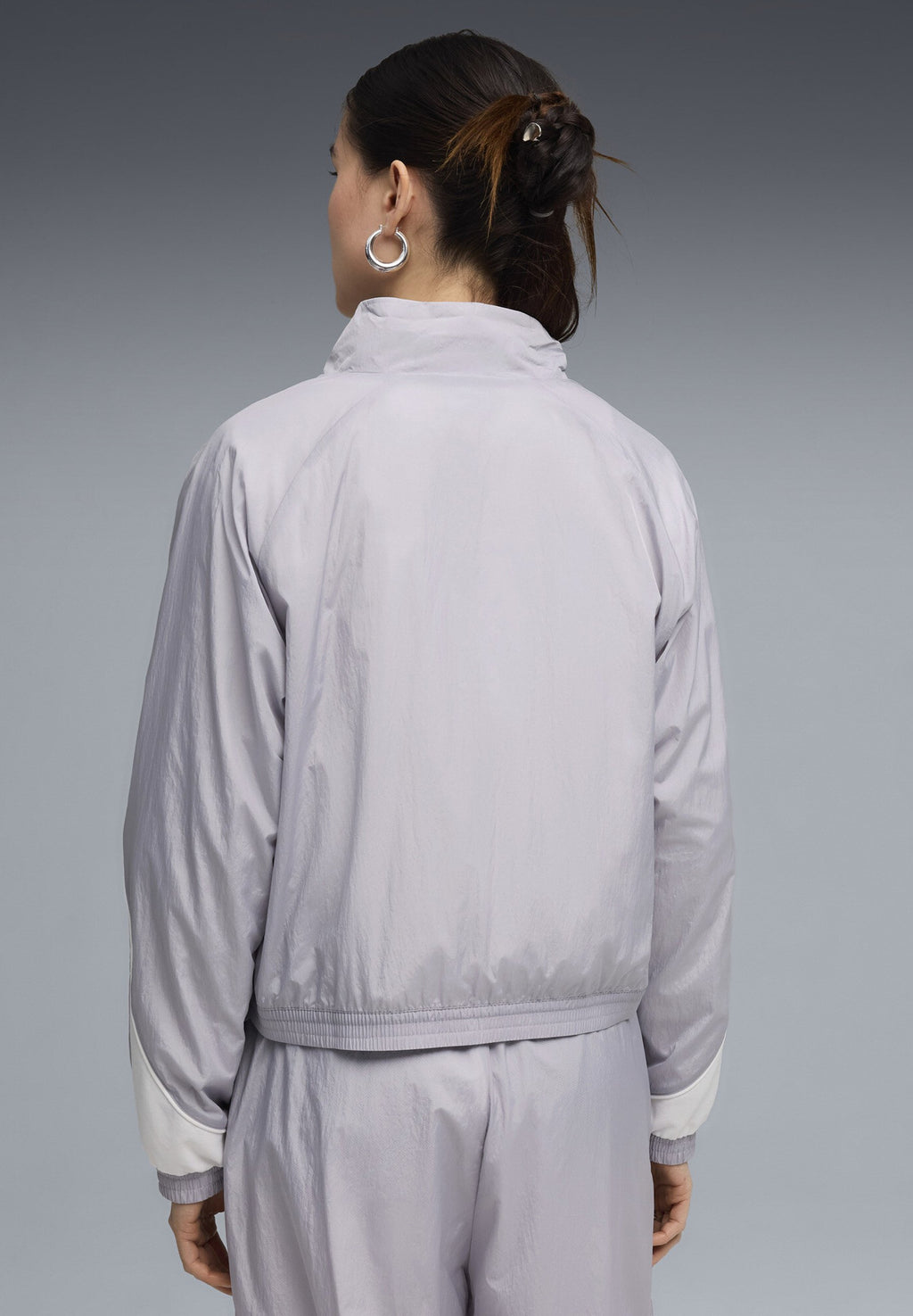 RELAXED FULL-ZIP - Training jacket - vibrant silver
