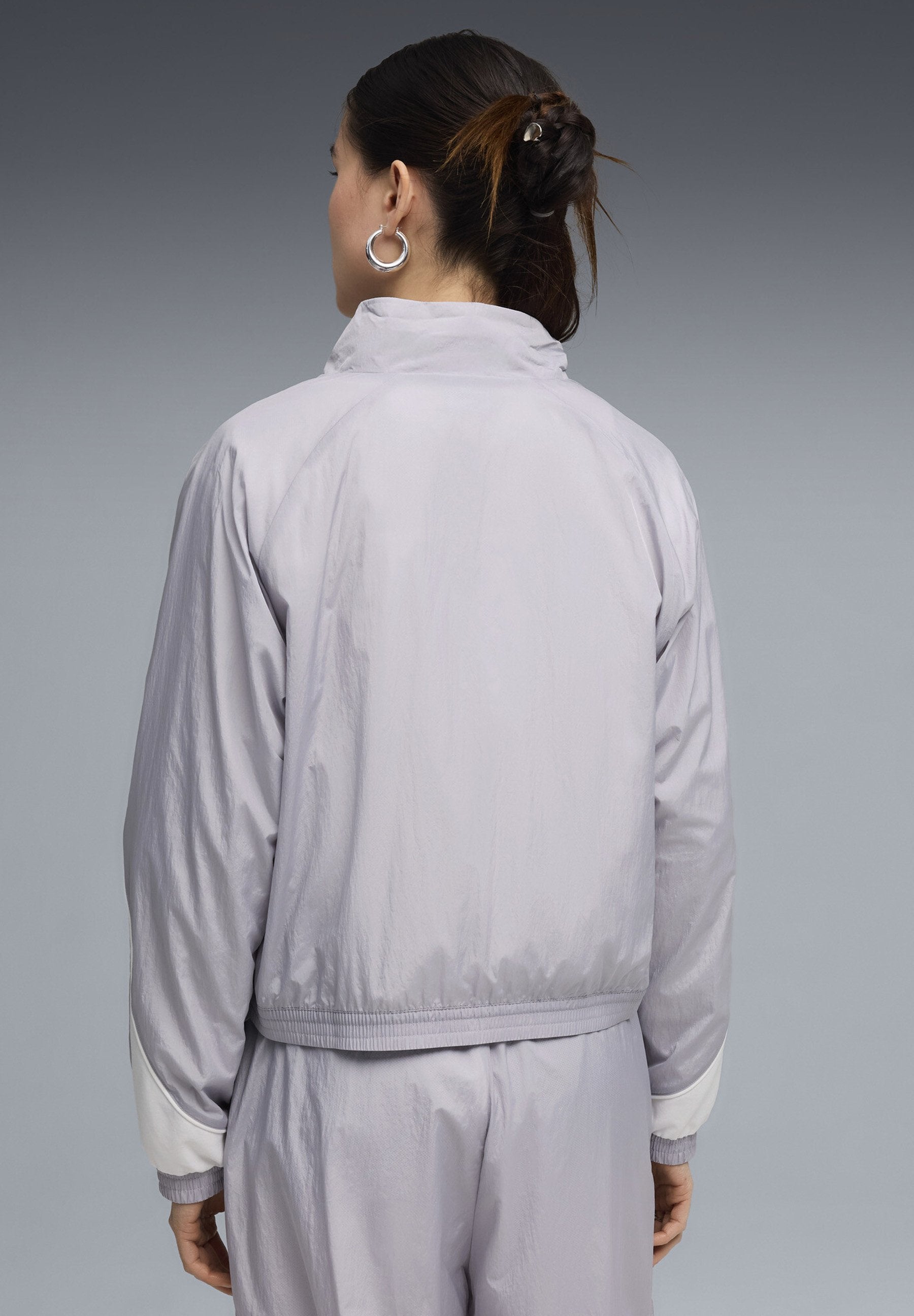 RELAXED FULL-ZIP - Training jacket - vibrant silver
