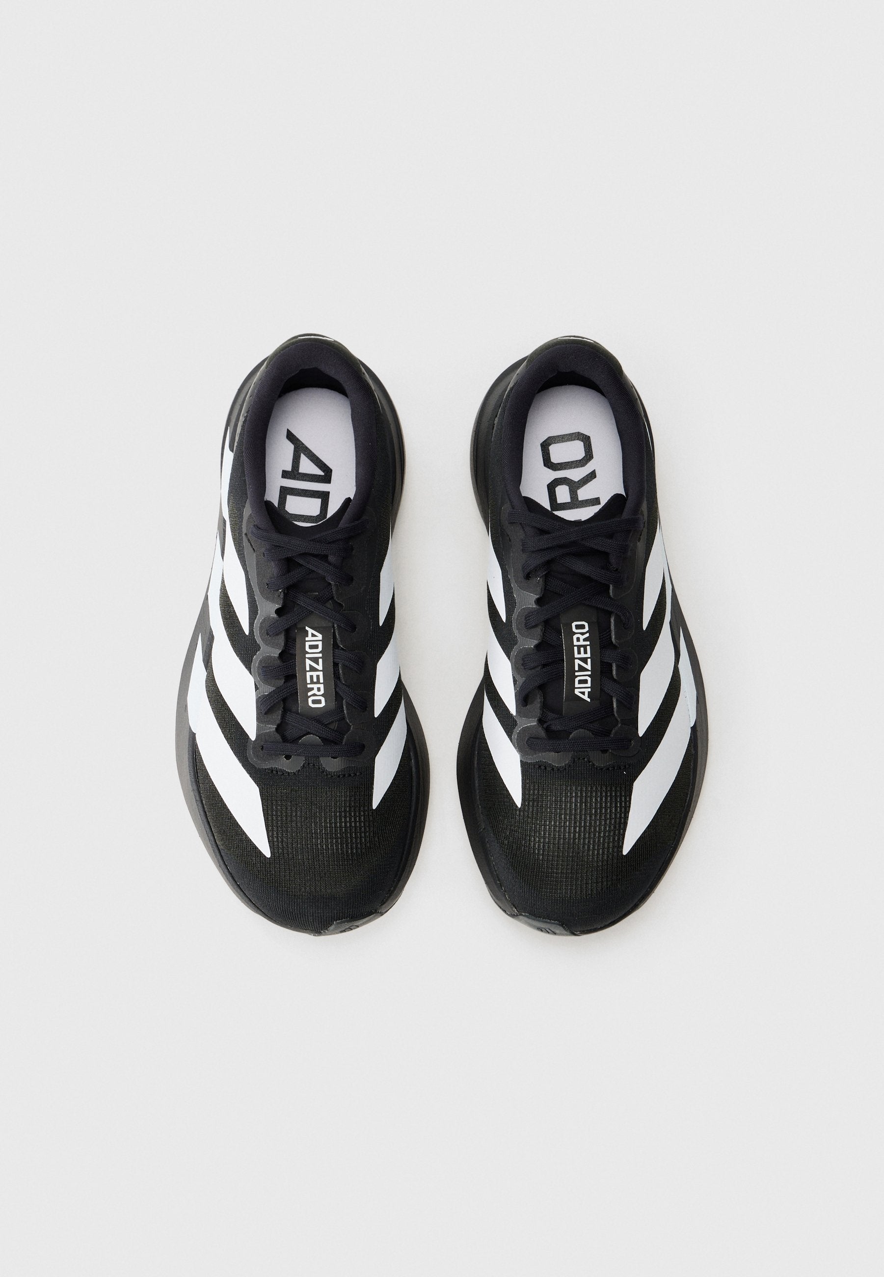 ADIZERO EVO SL J UNISEX - Road running shoes - core black/white/carbon