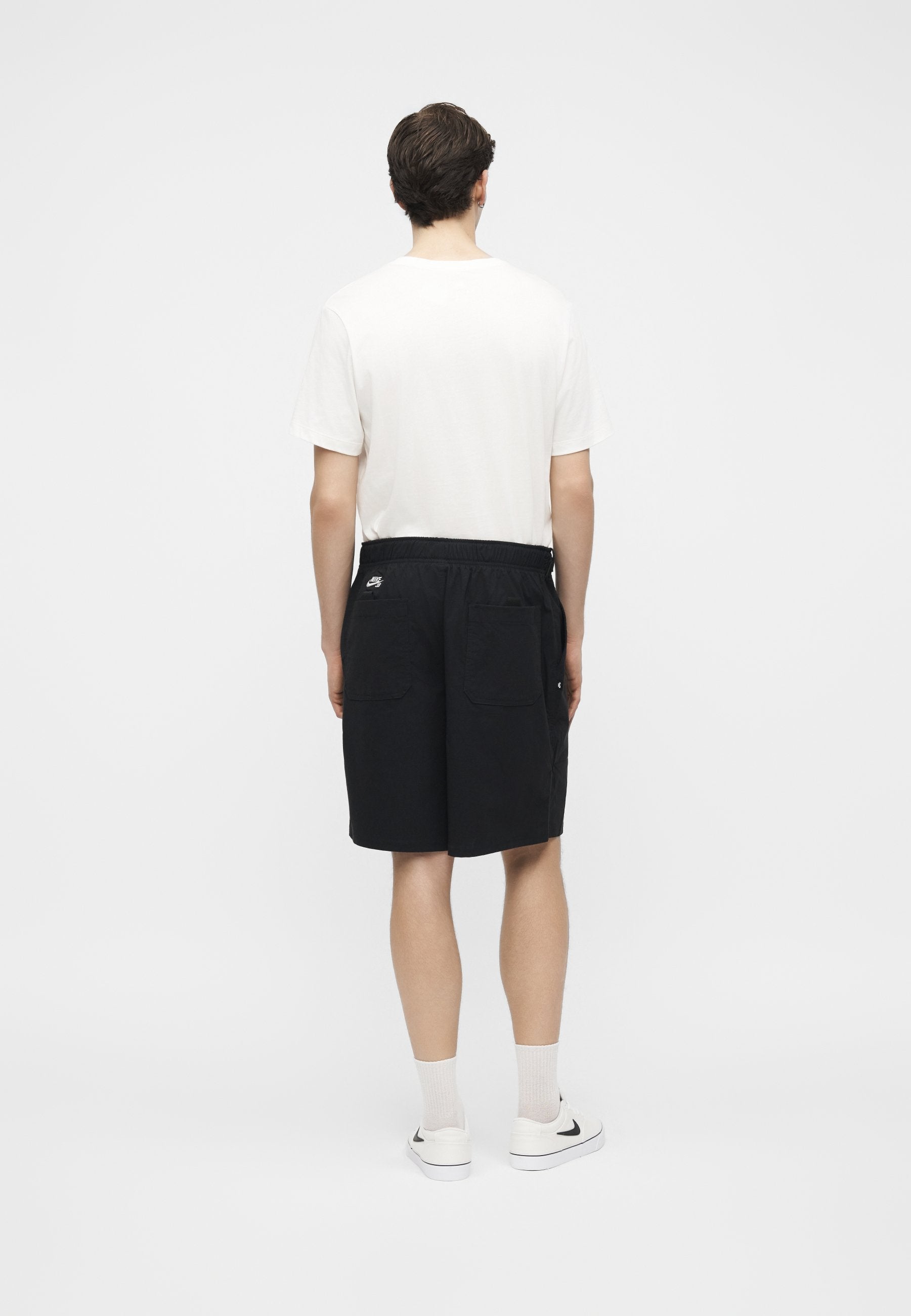 UNISEX - Shorts - black/white