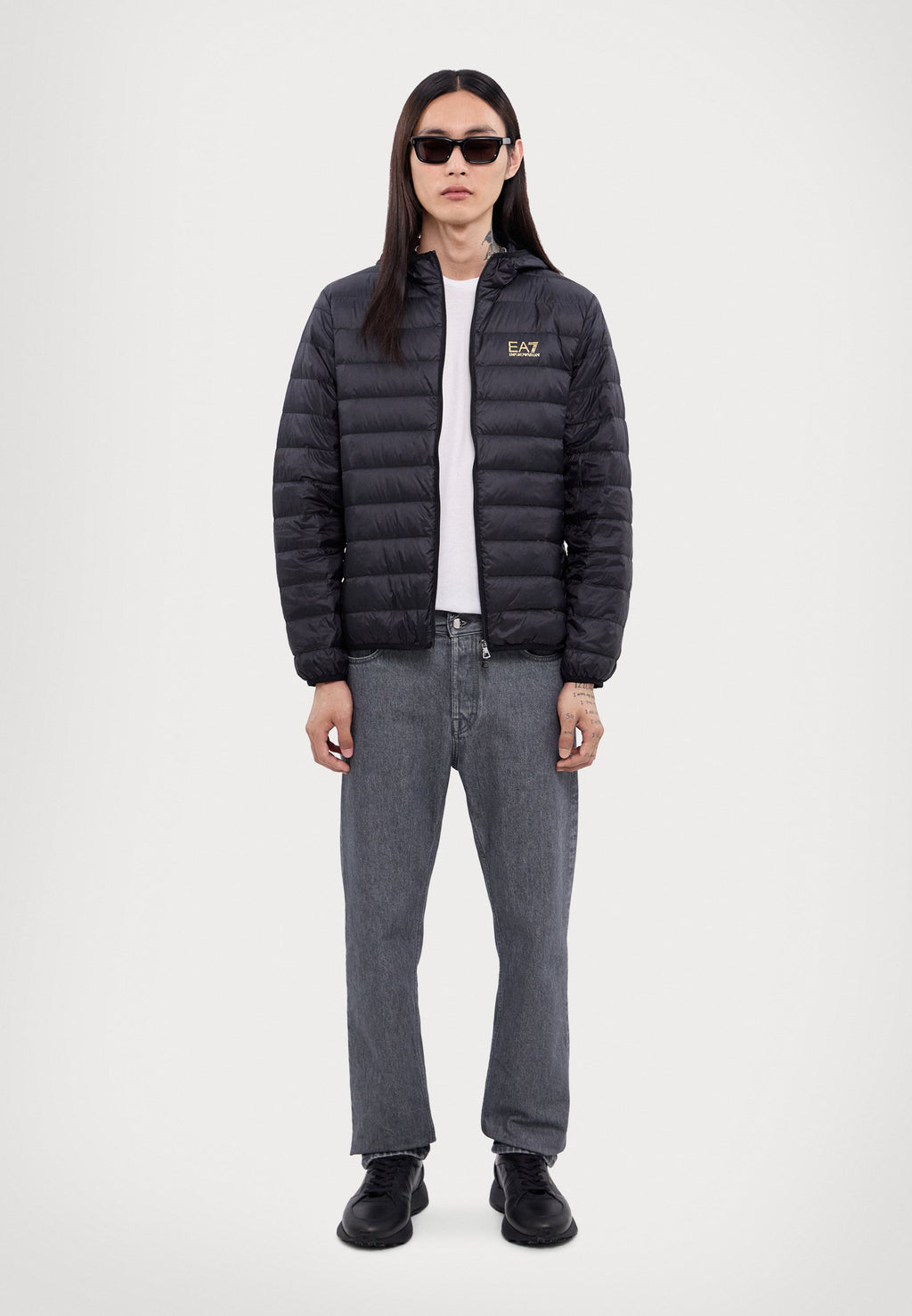 TRAIN CORE - Down jacket - black