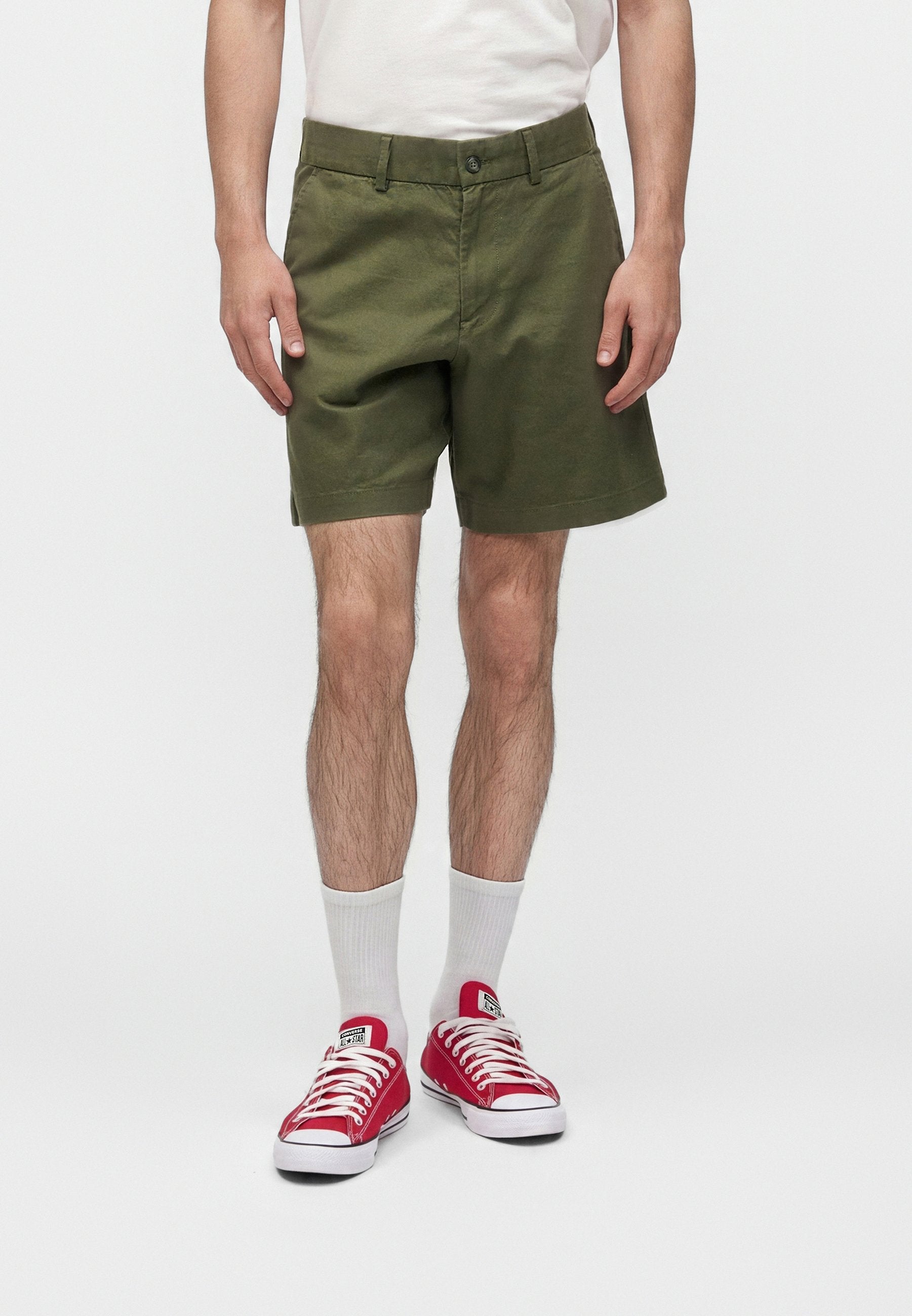 Shorts - tweed green