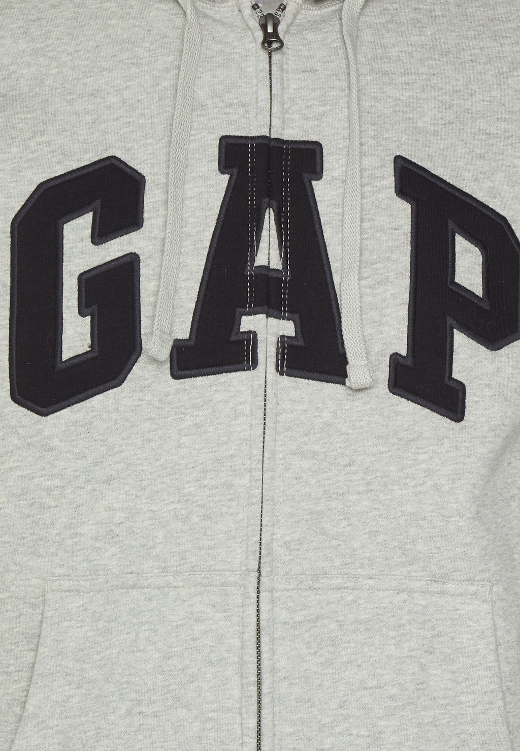 HERITAGE LOGO - Zip-up sweatshirt - light heather grey