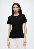 DELORIS - Basic T-shirt - black