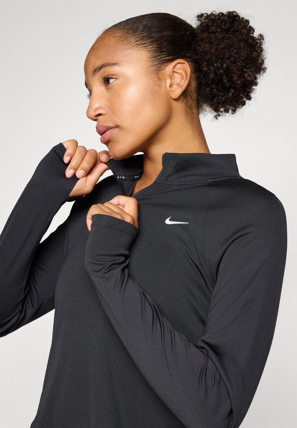 TEMPO  - Long sleeved top - black/white