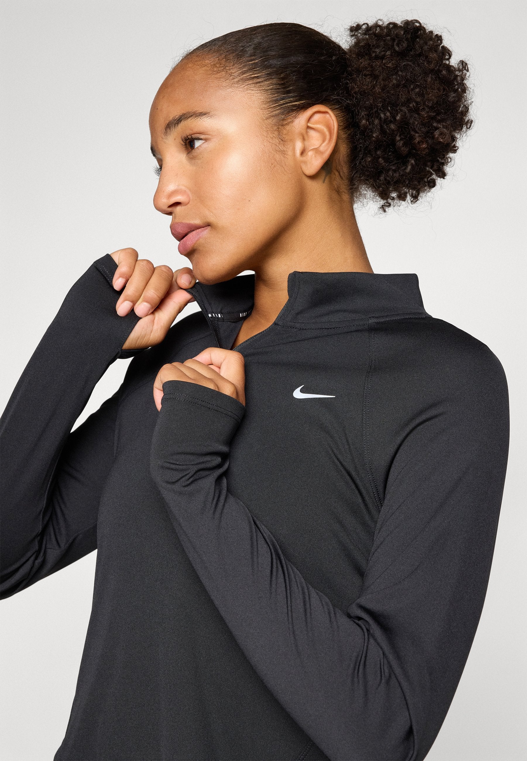 TEMPO  - Long sleeved top - black/white