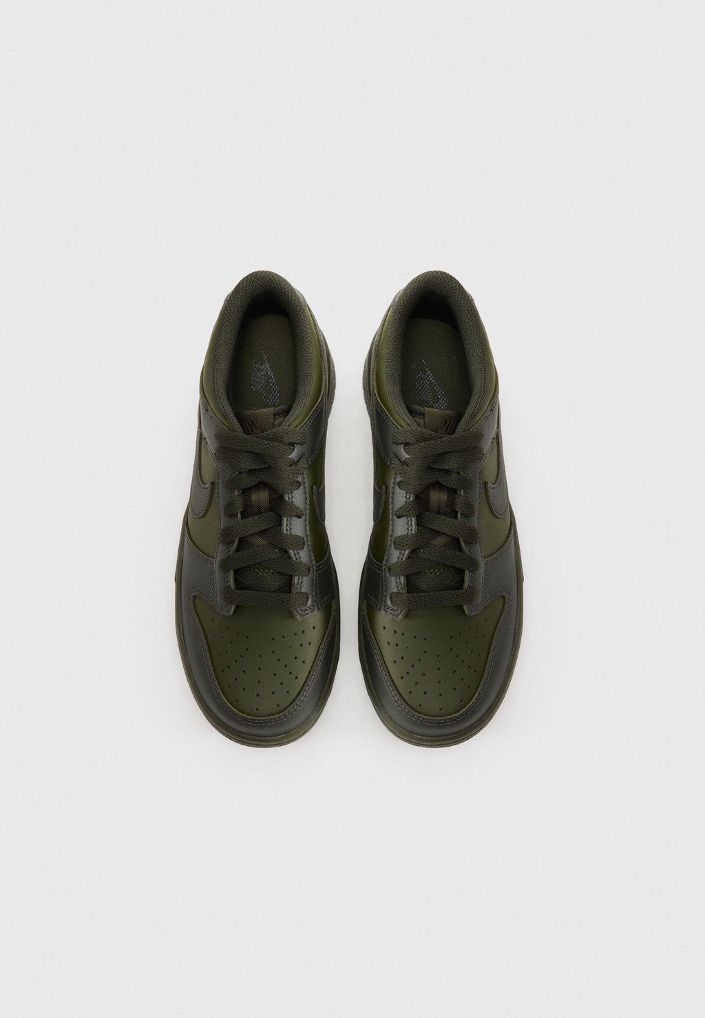 DUNK LOW UNISEX - Trainers - cargo khaki/universal red sequoia