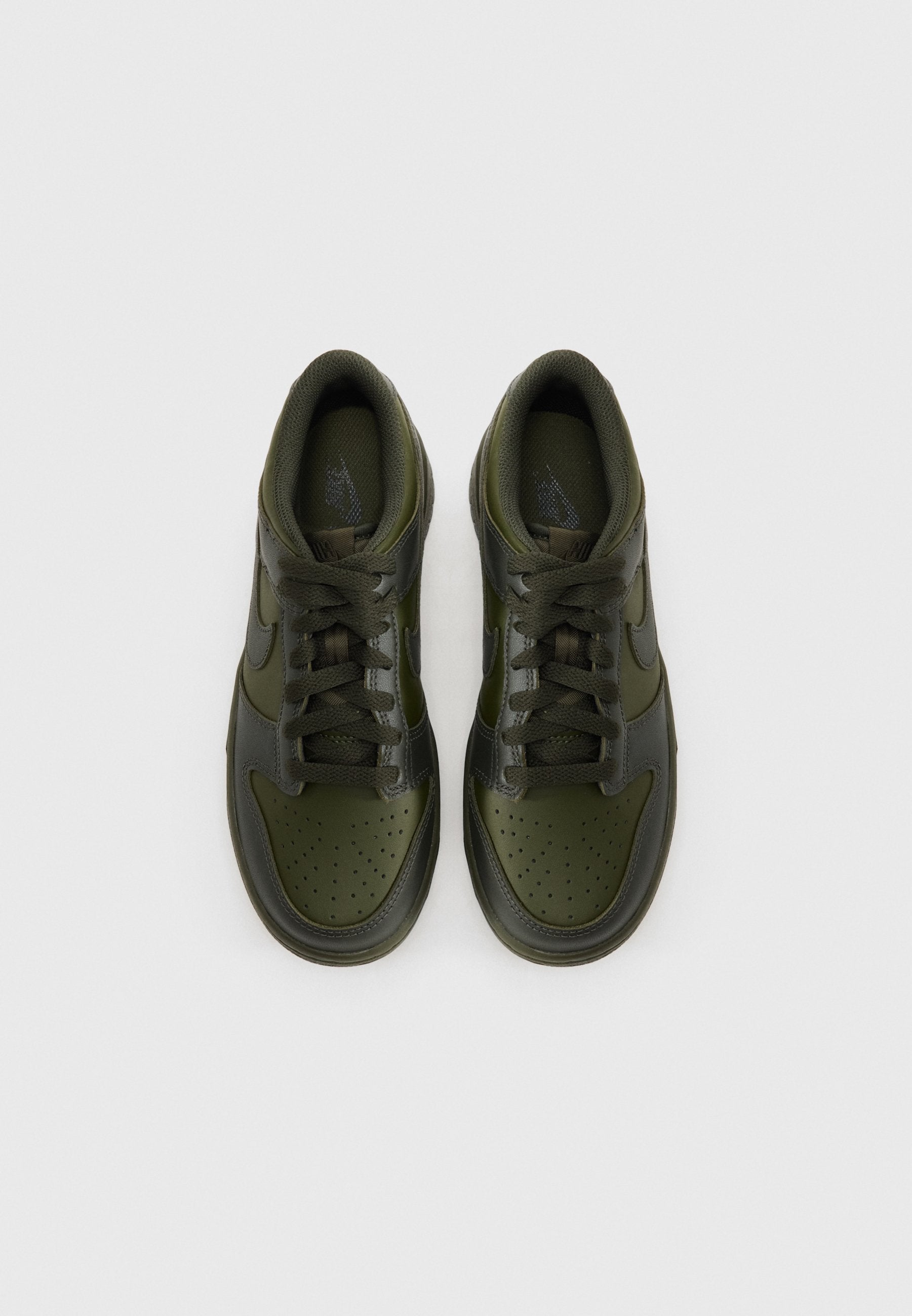 DUNK LOW UNISEX - Trainers - cargo khaki/universal red sequoia