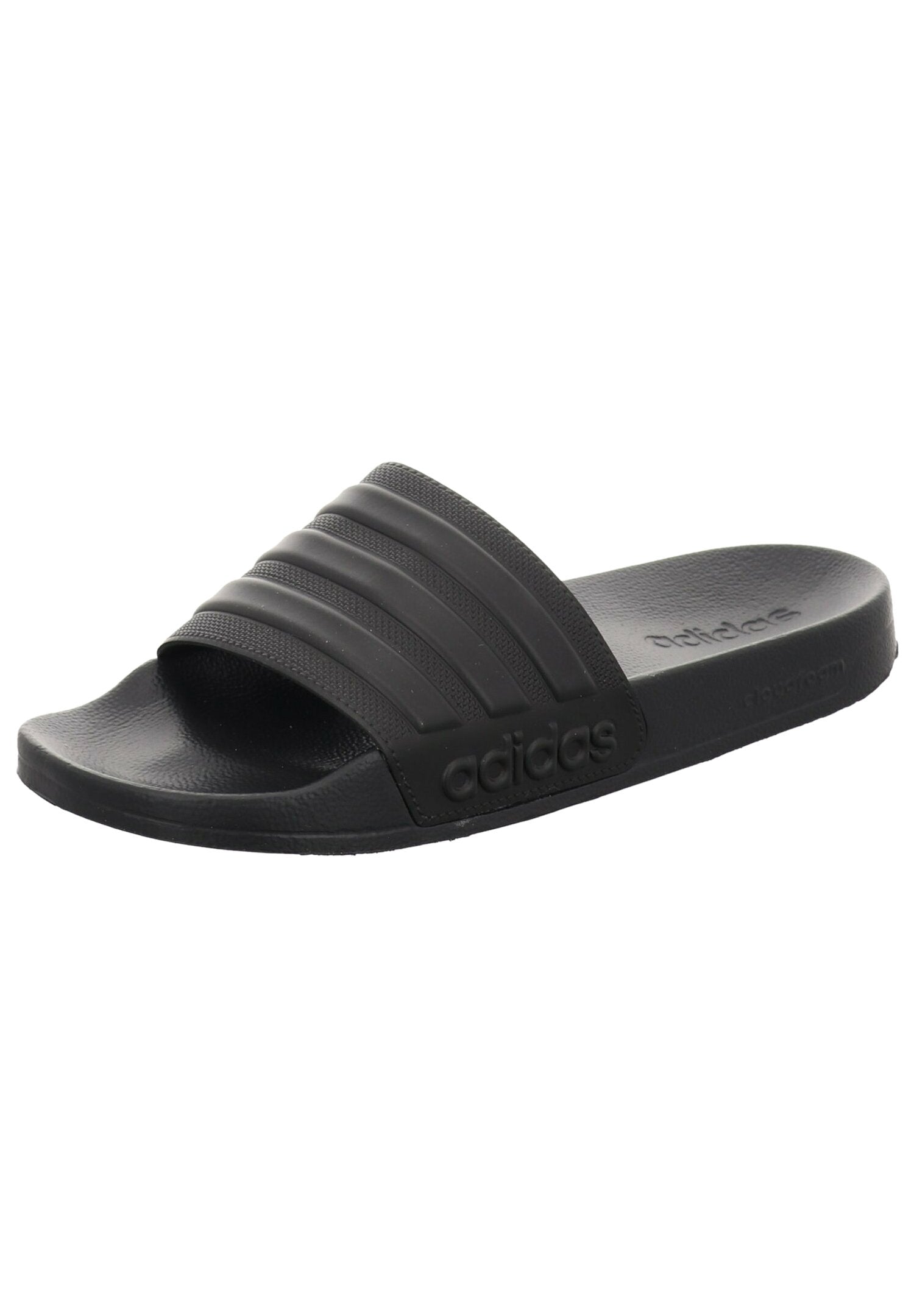 ADILETTE SHOWER UNISEX - Pool slides - schwarz