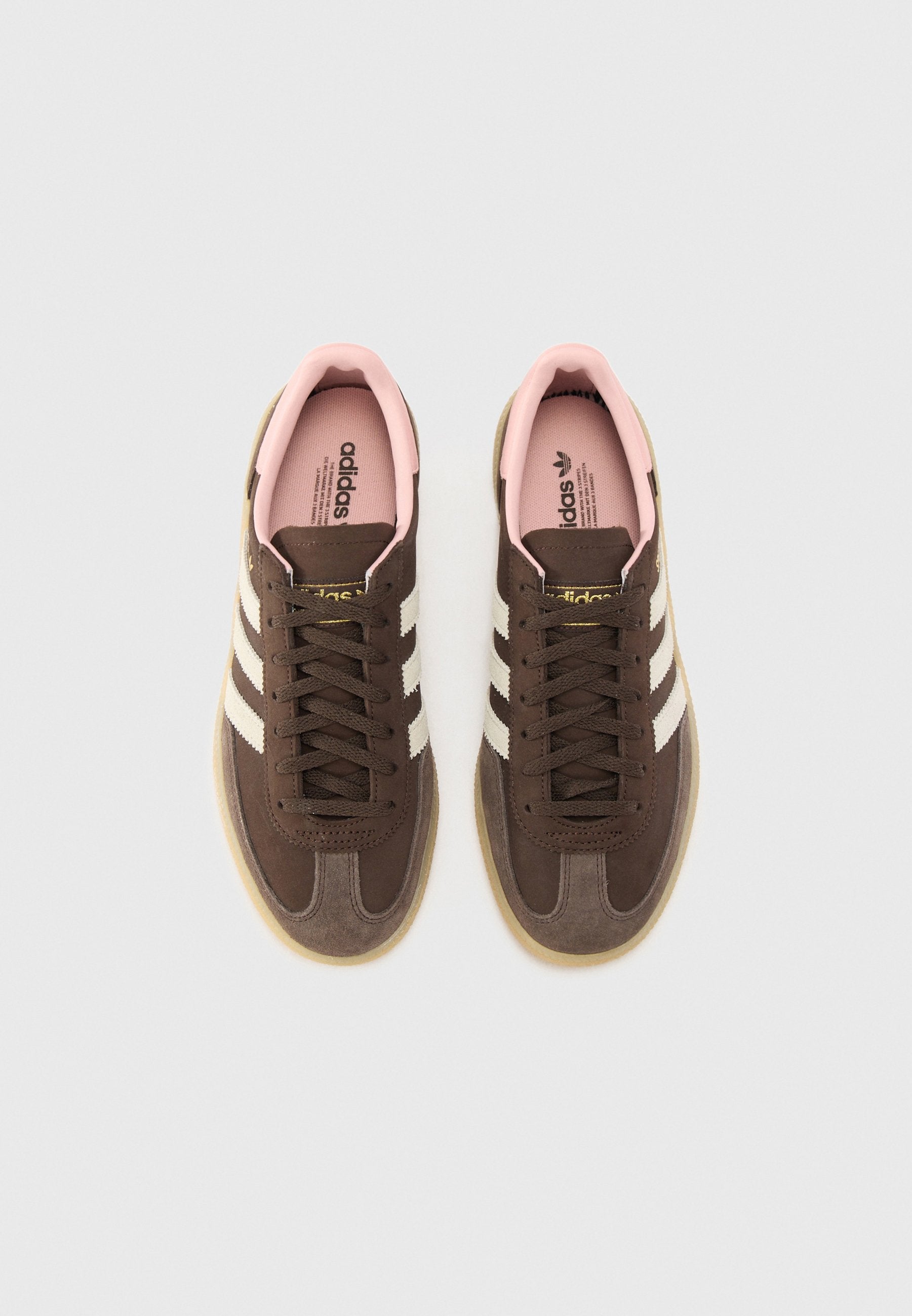 HANDBALL SPEZIAL UNISEX - Baskets basses - dark brown/alumina/wonder mauve