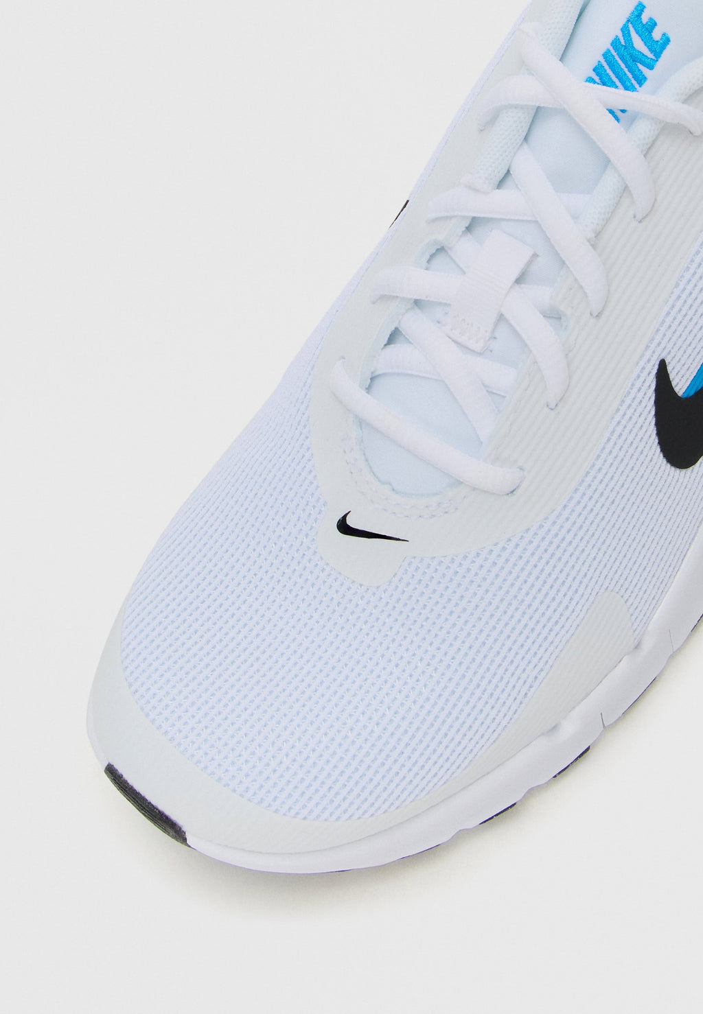 FLEX TRAIN - Training shoe - white/black/blue hero
