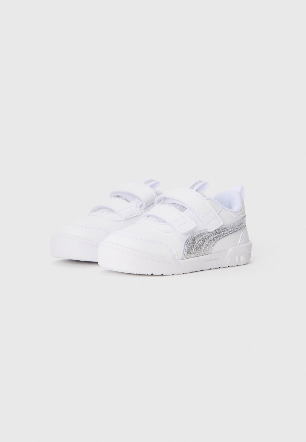 MULTIFLEX 2 GLITZ - Road running shoes - puma white-puma silver
