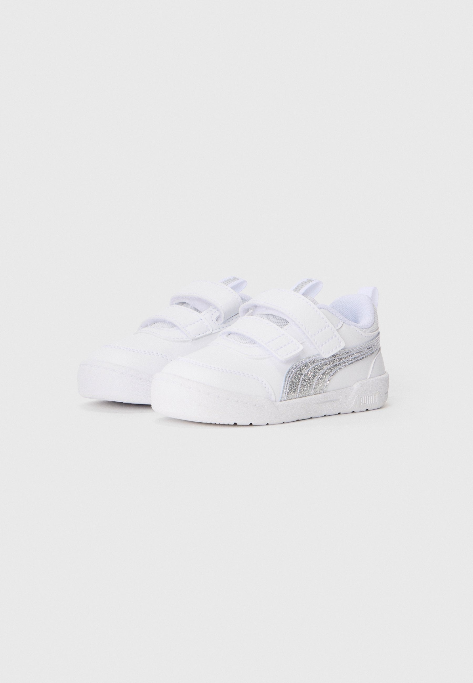 MULTIFLEX 2 GLITZ - Road running shoes - puma white-puma silver