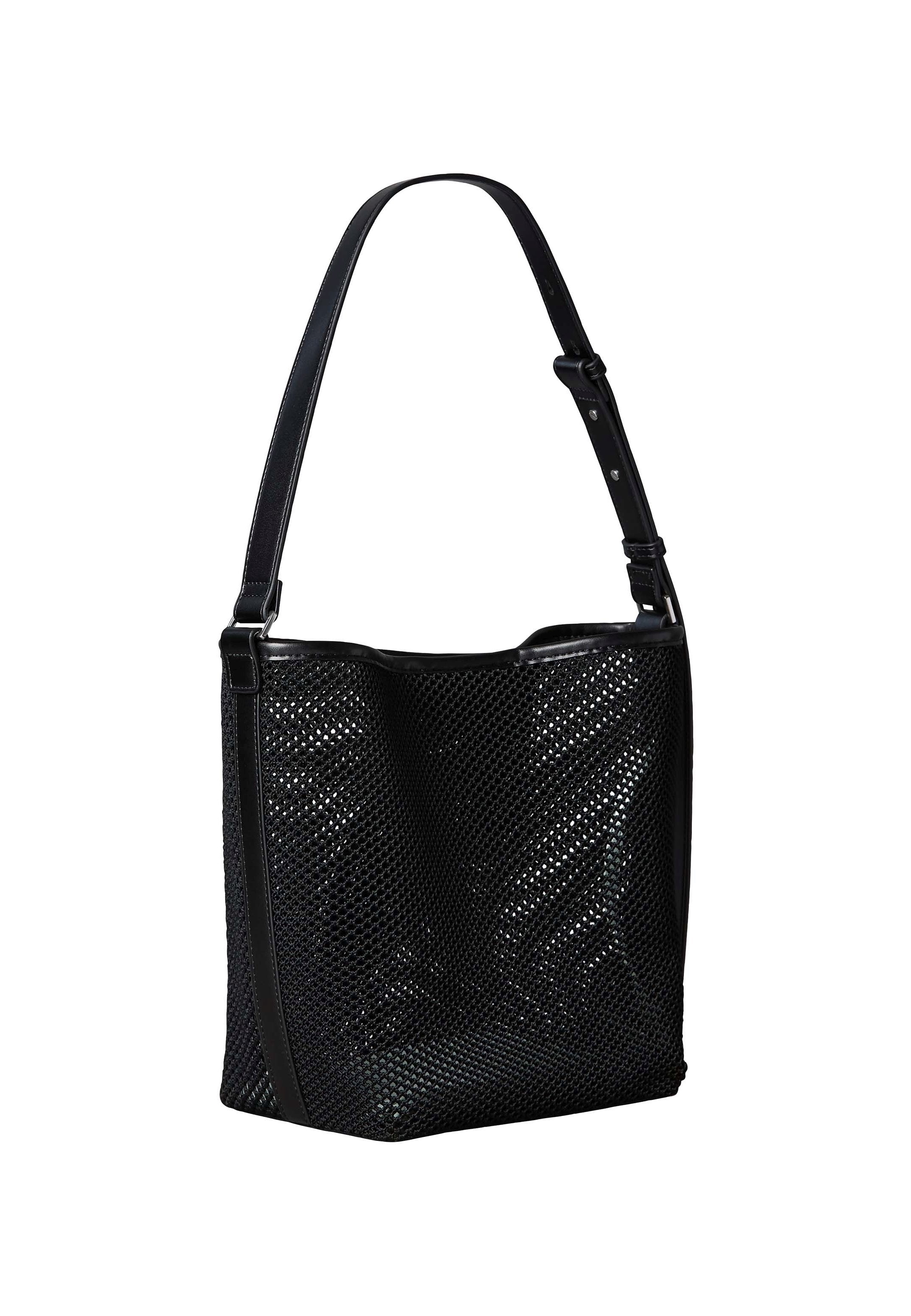 EMBLEM BUCKET - Handbag - black
