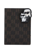 IKON MONOGRAM - Passport holder - brown-kl mono