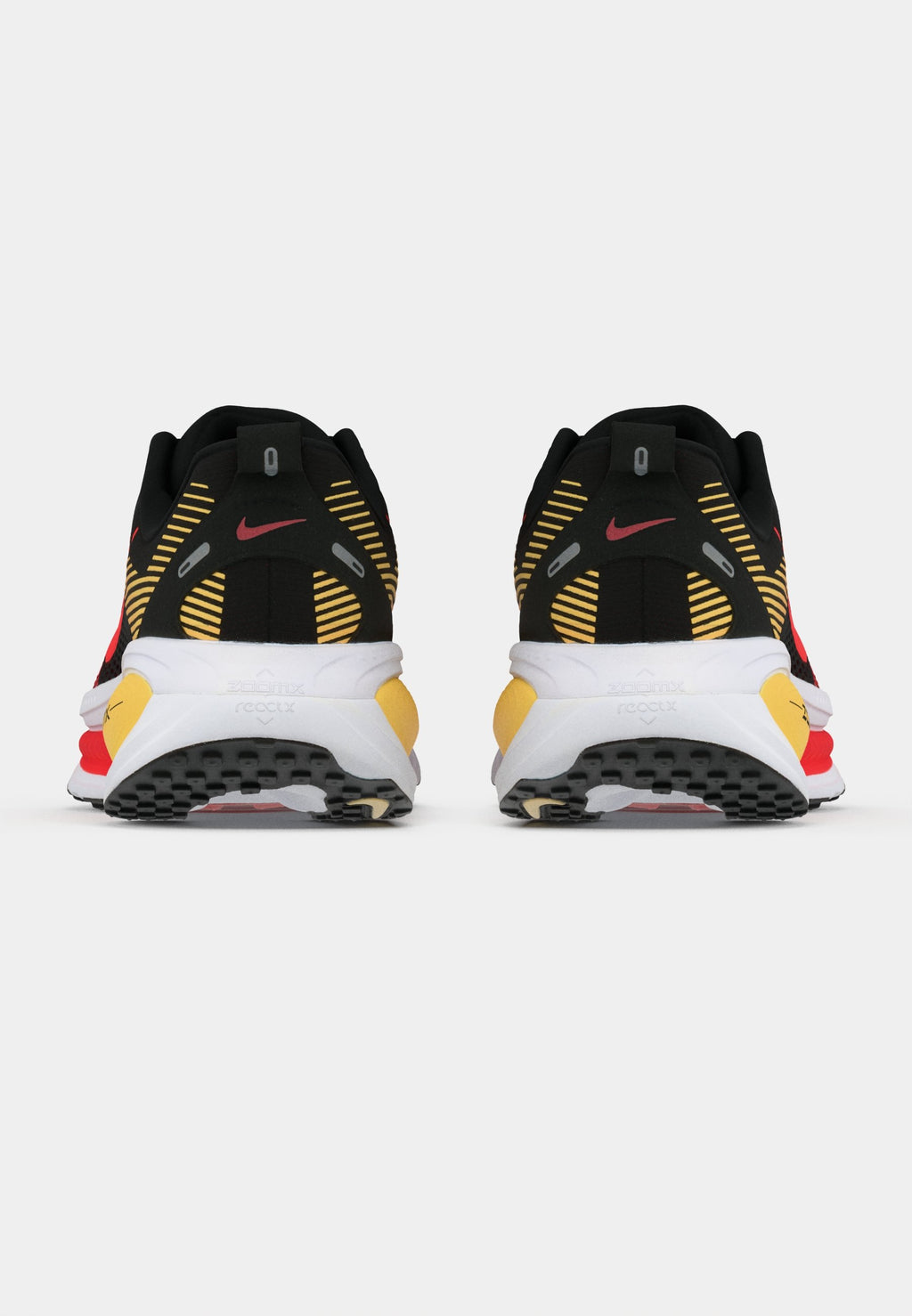 VOMERO UNISEX - Road running shoes - black/bright crimson/light crimson/topaz gold-coloured/white/team red