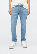 JJIGLENN JJICON - Slim fit jeans - blue denim
