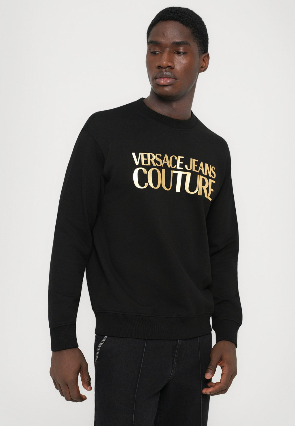 LOGO - Sweatshirt - black/gold-coloured