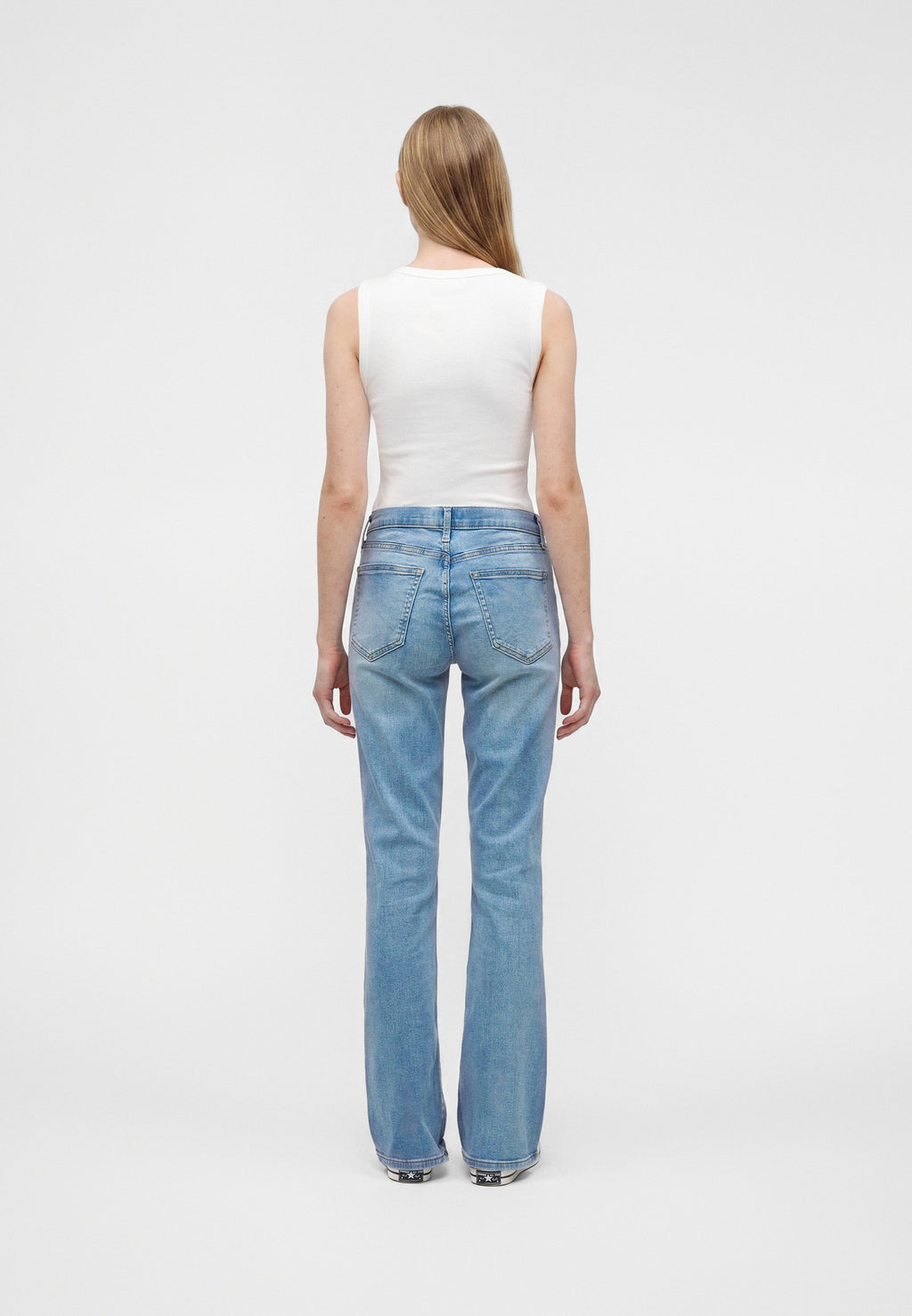 BABY LINNEY - Flared Jeans - light blue denim