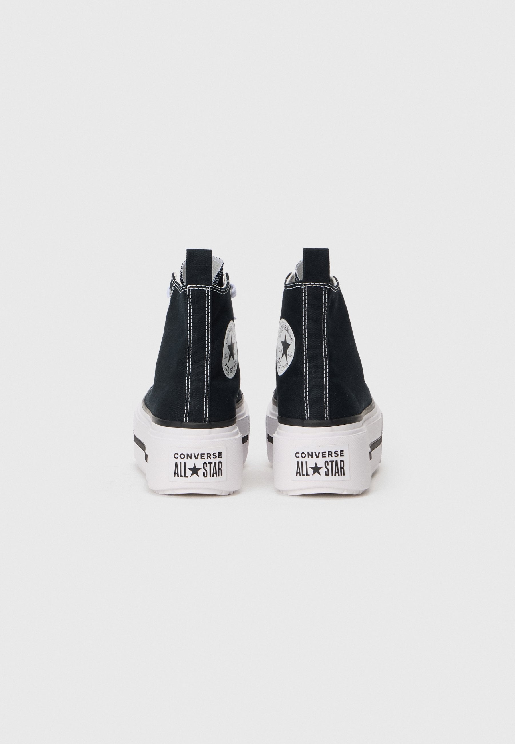 CHUCK TAYLOR ALL STAR LIFT DOUBLE STACK UNISEX - High-top trainers - black/white/egret