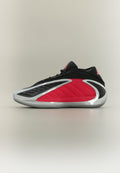 ANTHONY EDWARDS 2 UNISEX - Basketball shoes - silver-coloured metallic/pure ruby/core black
