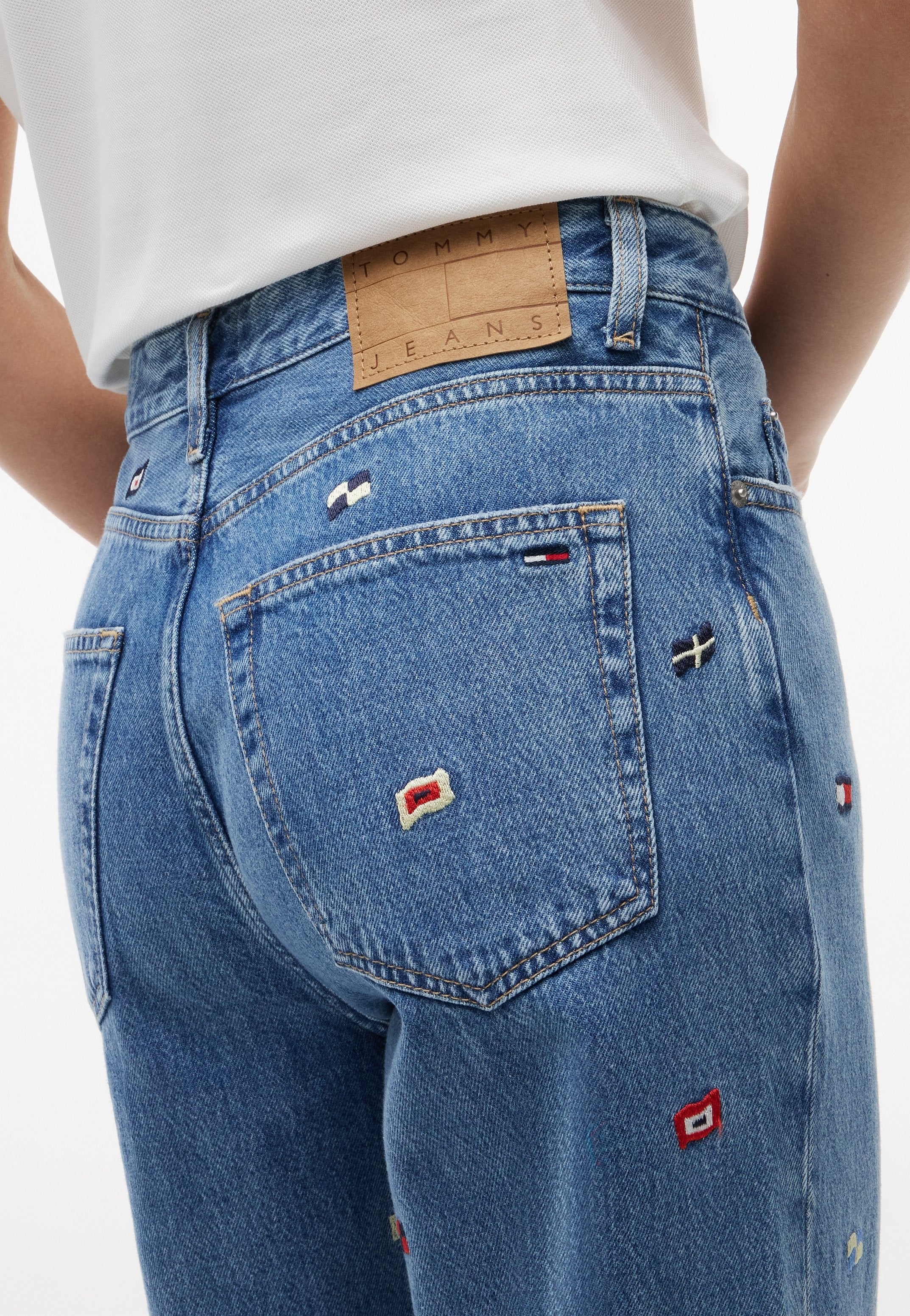 LAYLA - Düz paça jean - orta denim