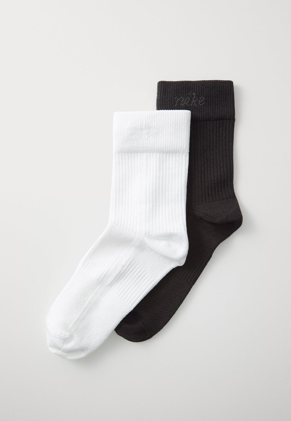 2 PACK - Sports socks - white/black