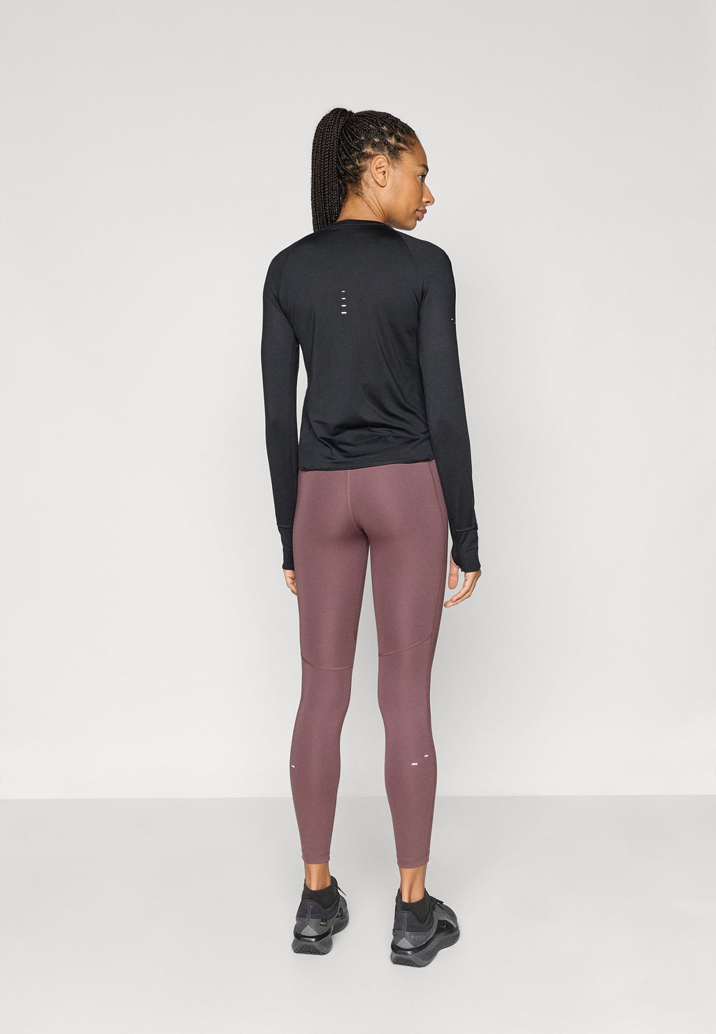 TEMPO - Running tights - tattoo/reflective silver-coloured/white