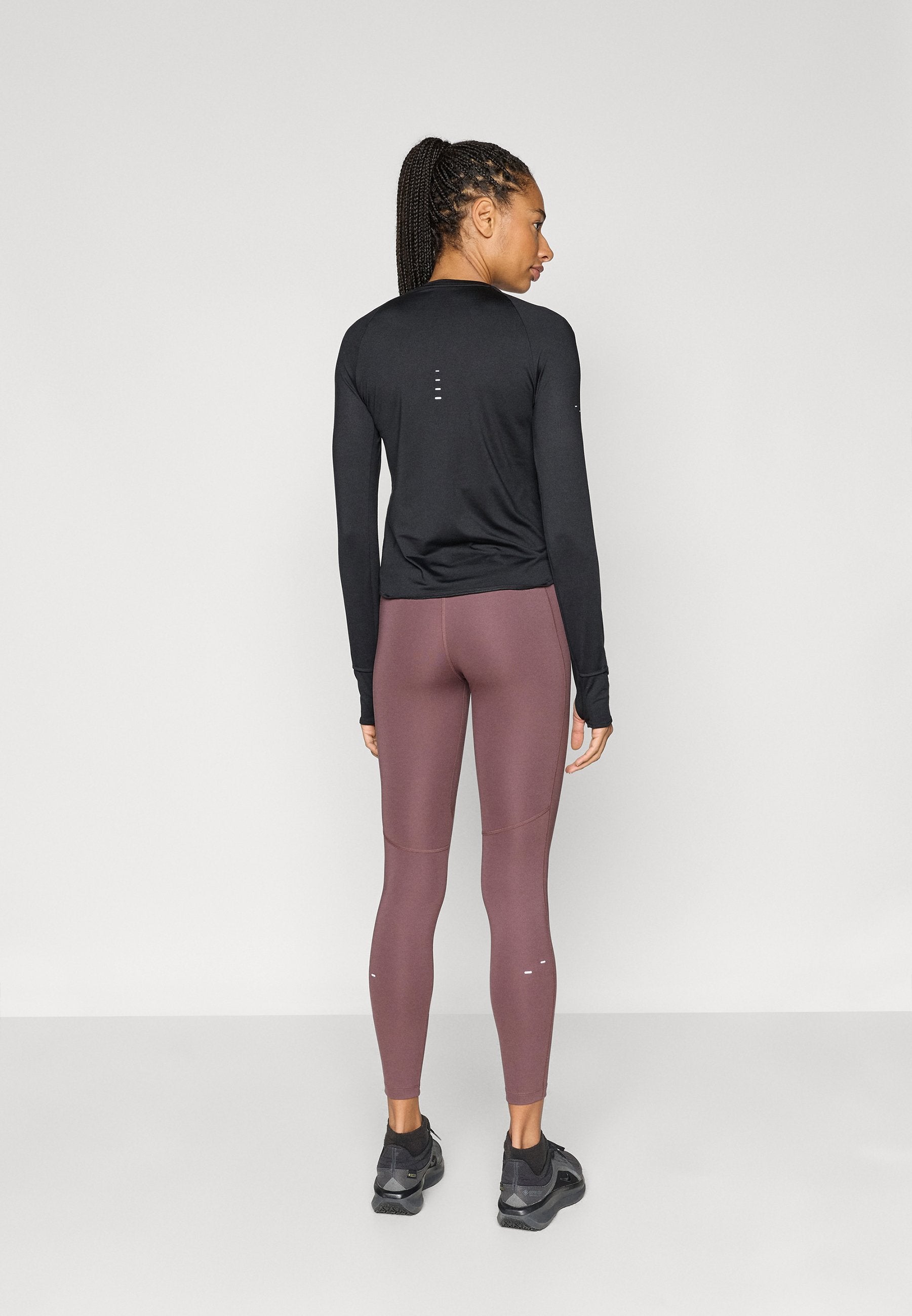 TEMPO - Running tights - tattoo/reflective silver-coloured/white