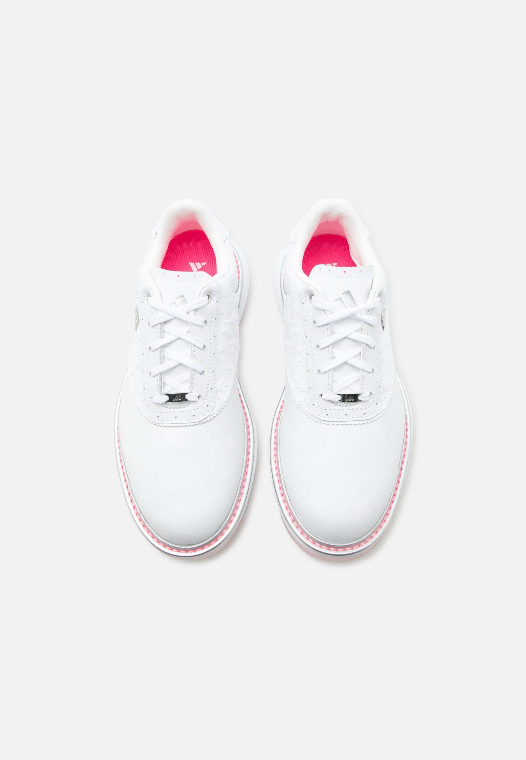 MC70 SL - Chaussures de golf (sans crampons) - footwear blanc/argenté métallisé/rose vif