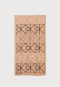 EMBLEM DEGRADE UNISEX - Scarf - beige