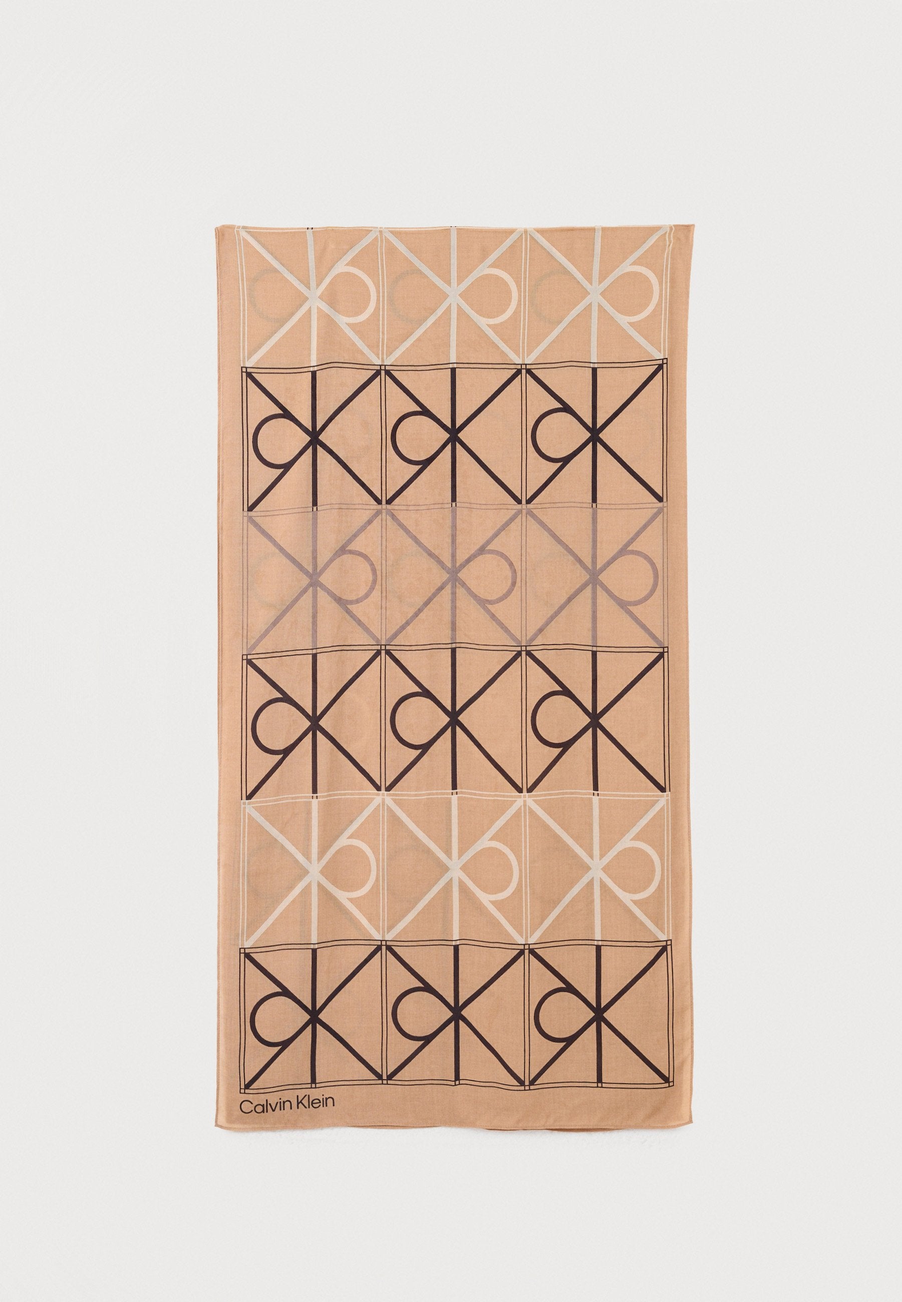 EMBLEM DEGRADE UNISEX - Scarf - beige