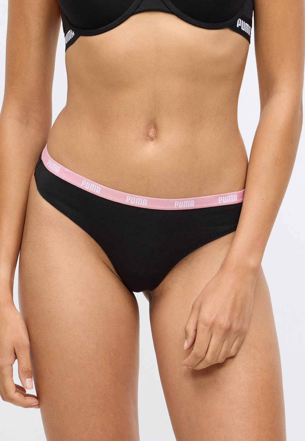 3 PACK - Thong - black