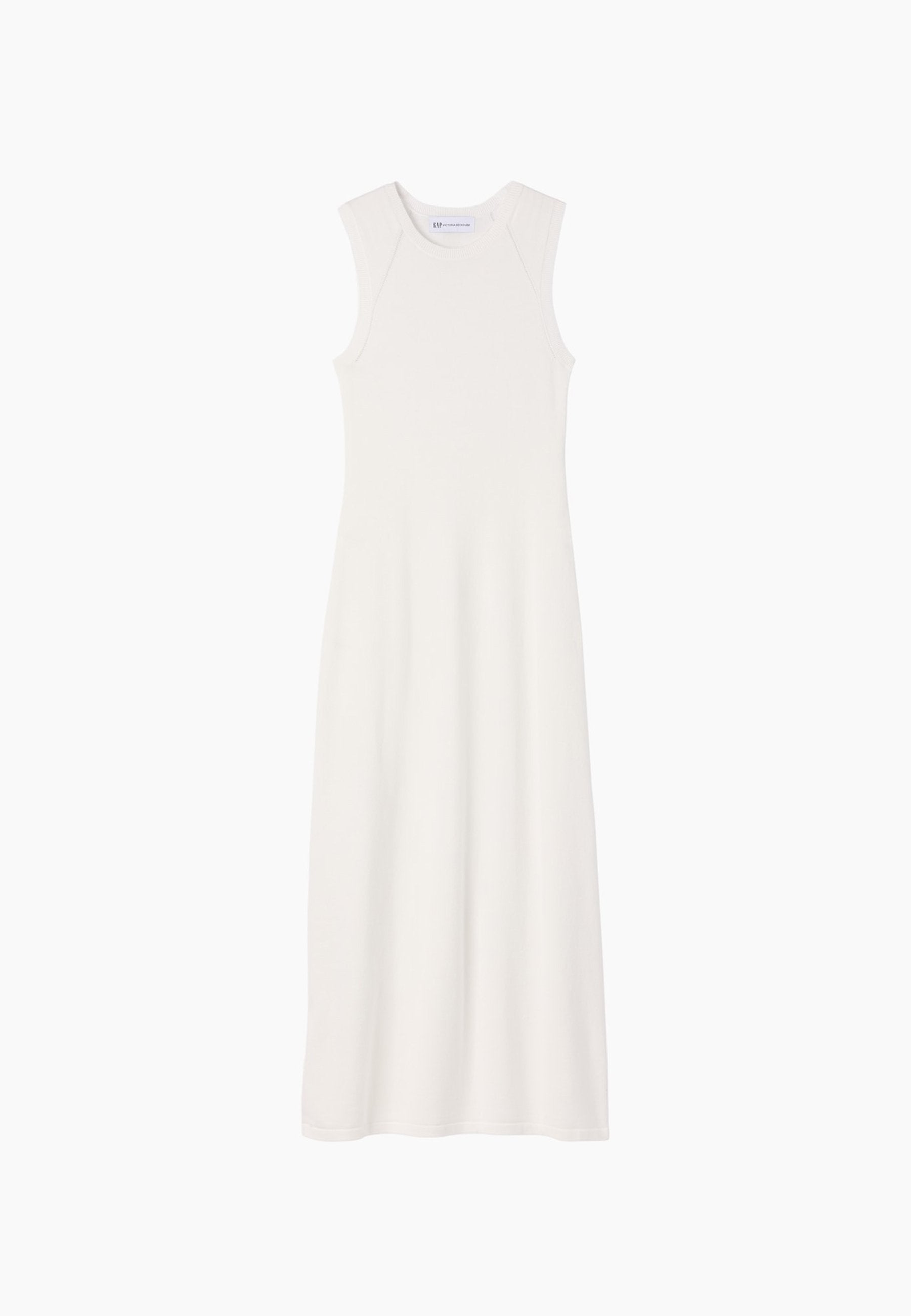 GAP VICTORIA BECKHAM ROBE LONGUE EN TRICOT - Robe longue - nouveau blanc cassé