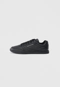 DEBOSSED LOGO CUPSOLE TRAINERS WITH LEATHER - Trainers - black