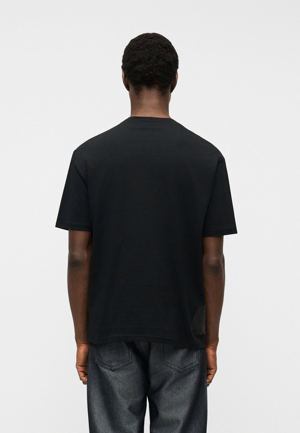 CREW NECK - Print T-shirt - black