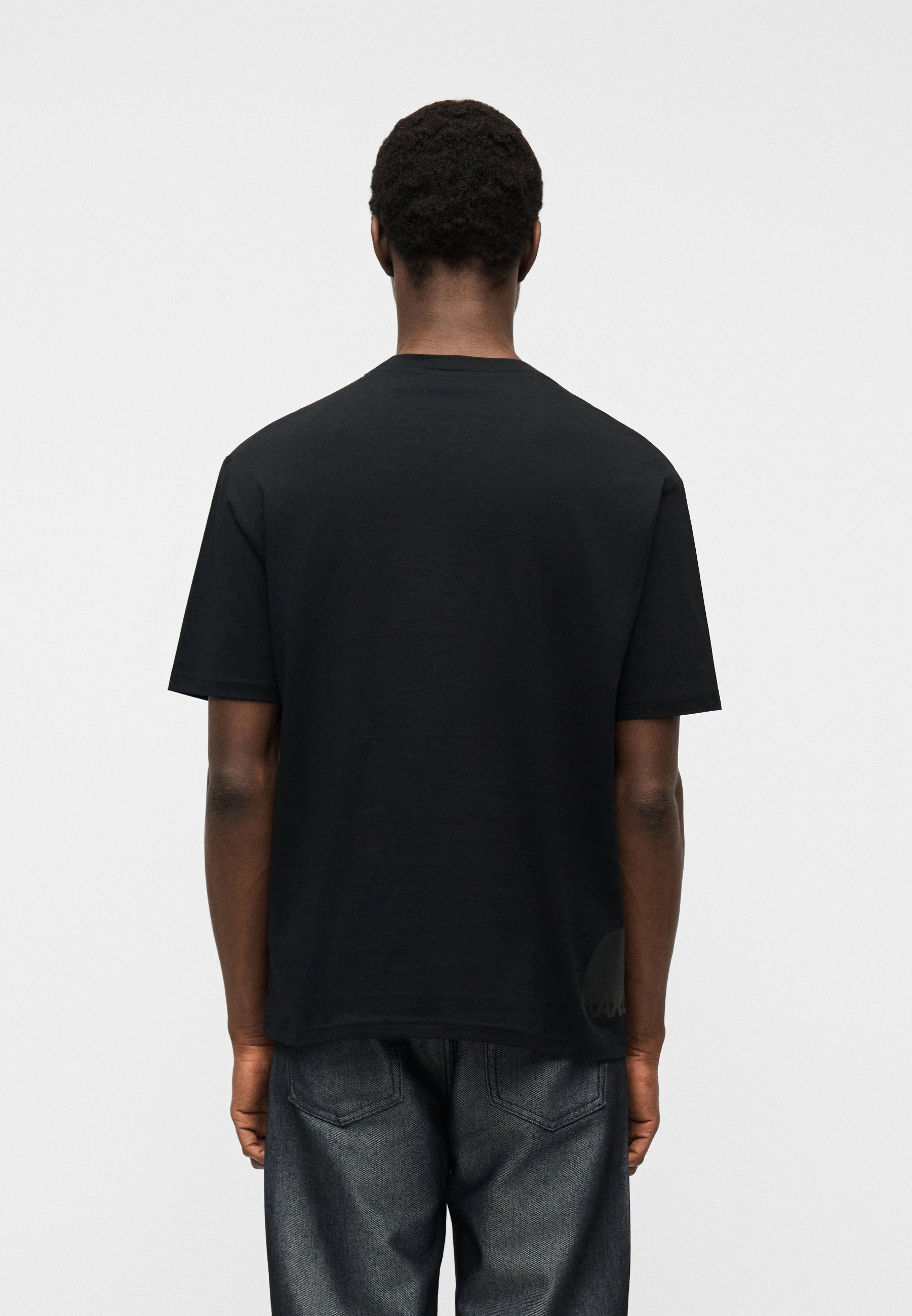 CREW NECK - Print T-shirt - black