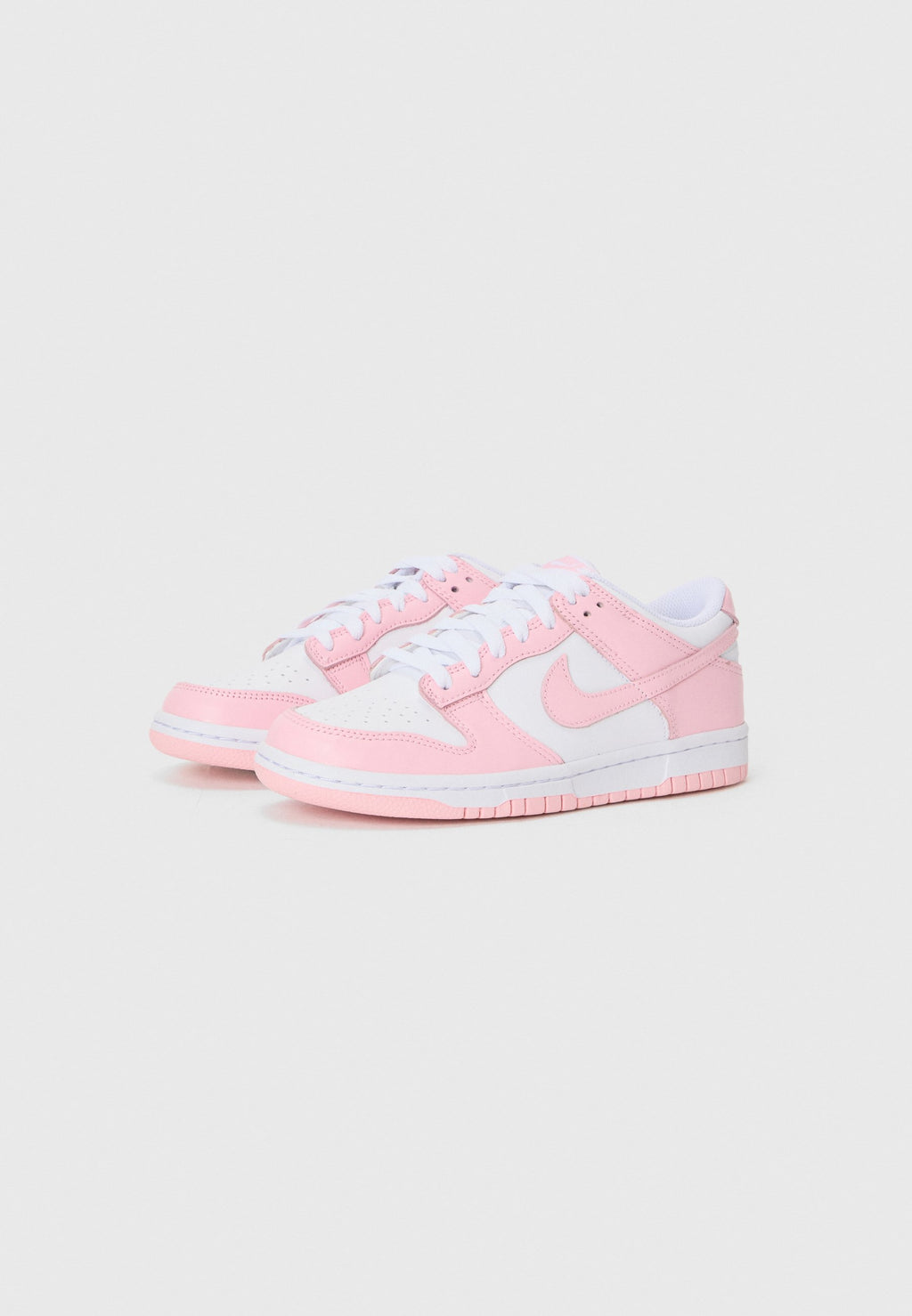DUNK LOW UNISEX - Trainers - white/med soft pink