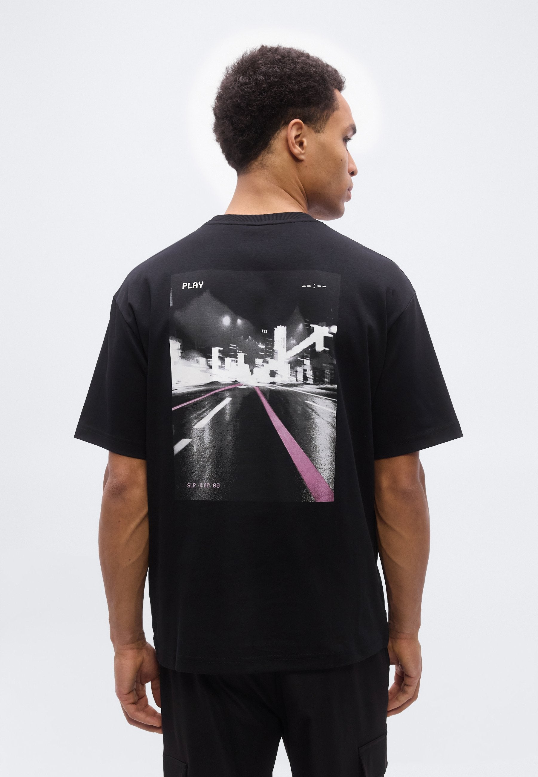 CITYLIGHTS - Print T-shirt - black