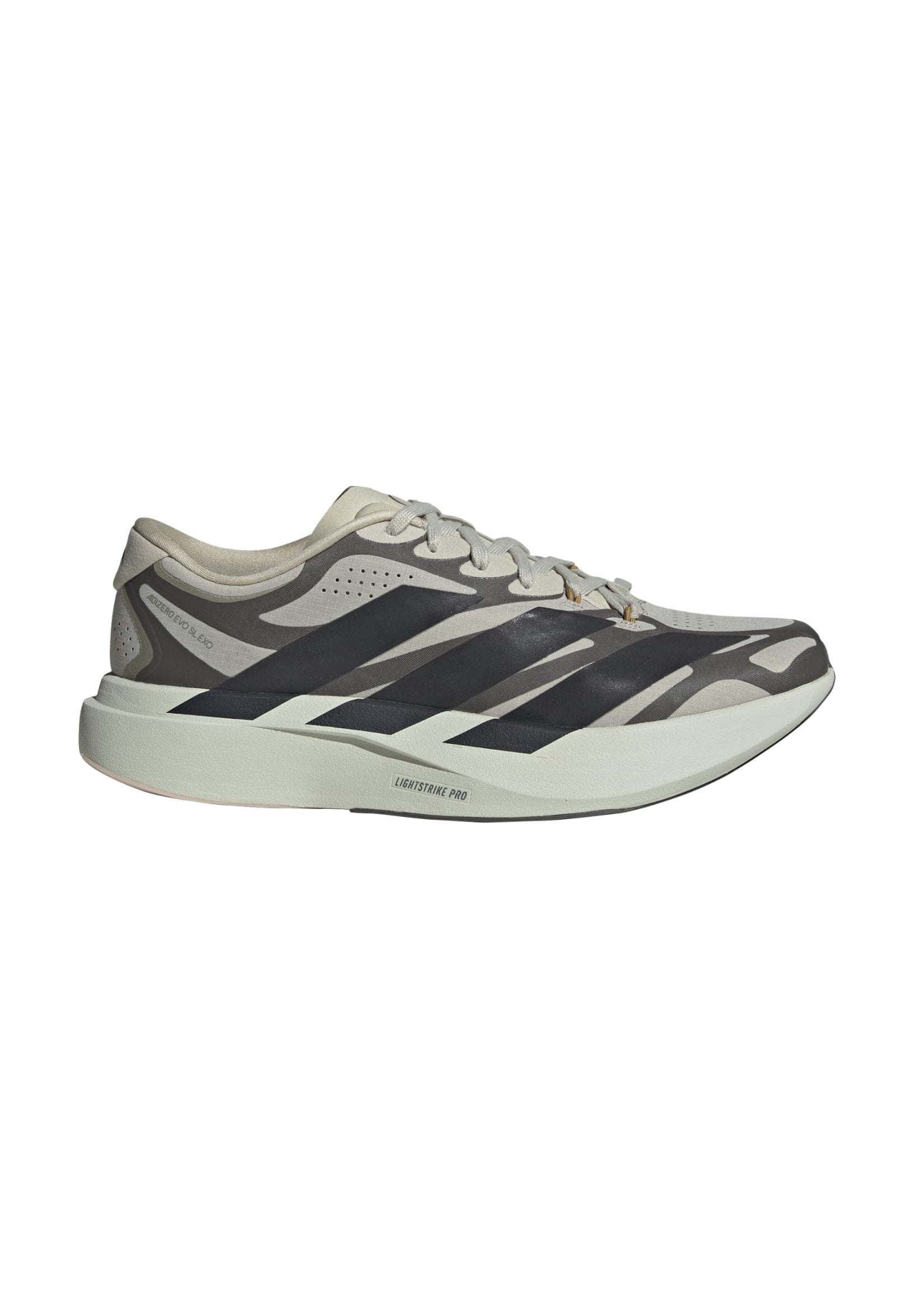 ADIZERO EVO SL EXO M - Trainers - putty grey/utility black/iron met.
