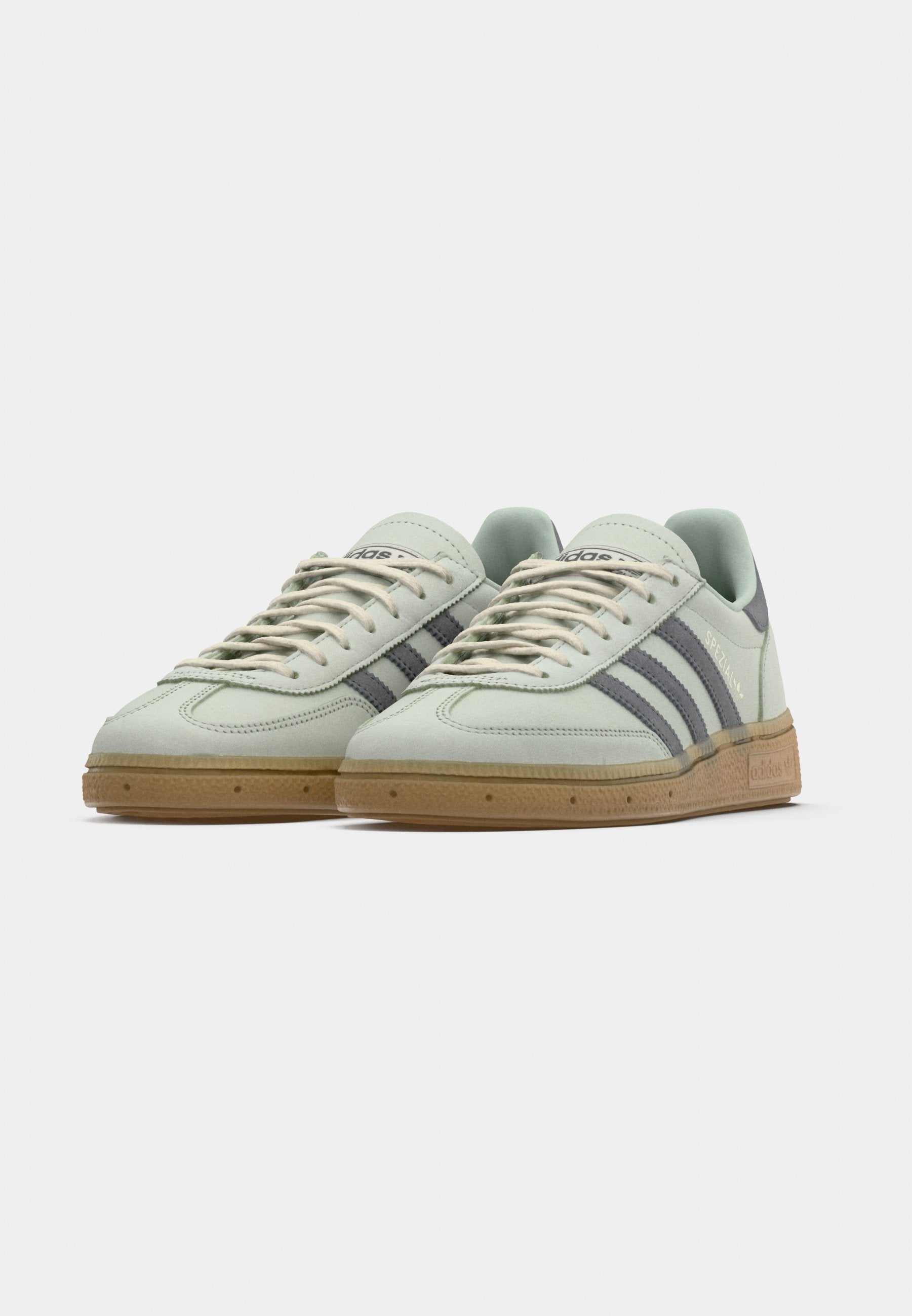 HANDBALL SPEZIAL - Baskets - vert lin/gris quatre/blanc cassé