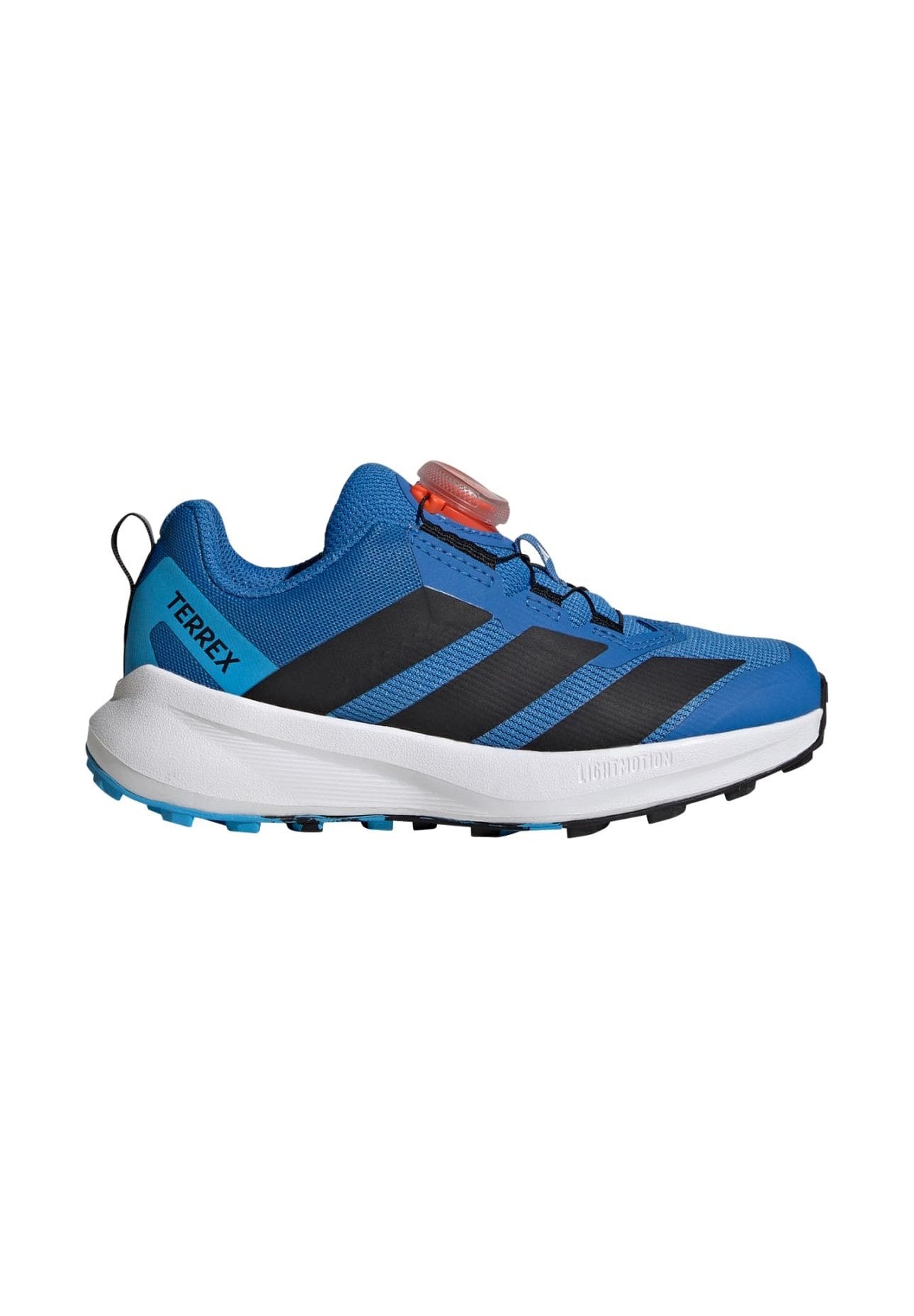 AGRAVIC UNISEX - Trail running shoes - semi impact orange/ray blue/core black