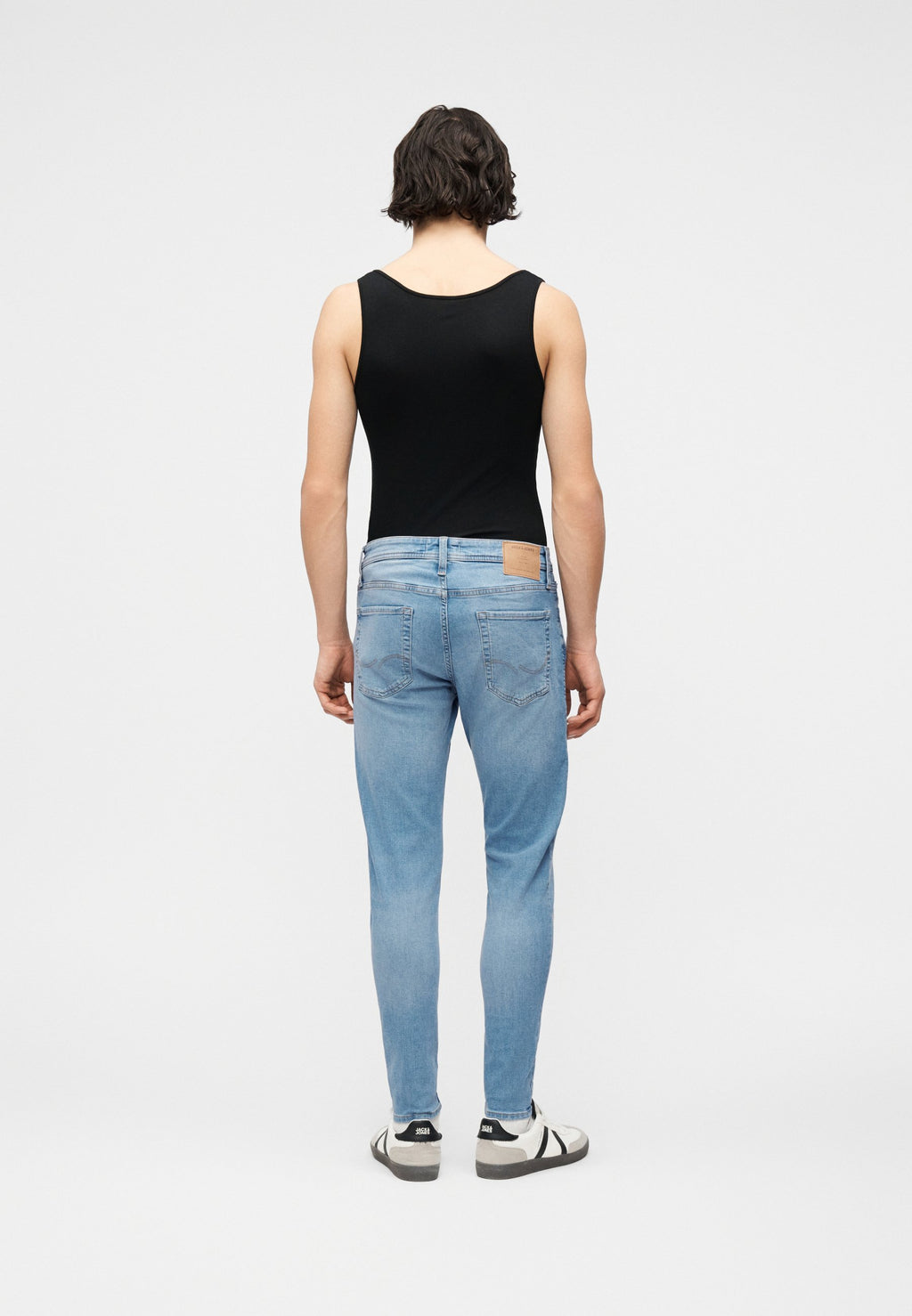 JJIPETE JJORIGINAL - Slim fit jeans - blue denim